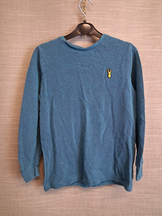 Next Boys Long Sleeve Blue T-Shirt Age 9-10 Years