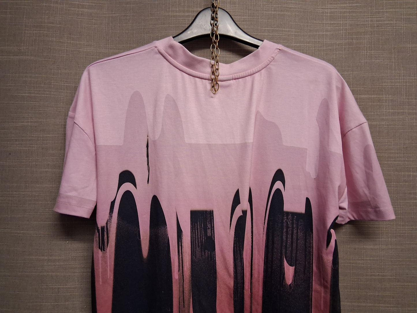 Hype Pink Black Short Sleeve T-Shirt Age 14 Years Brand New