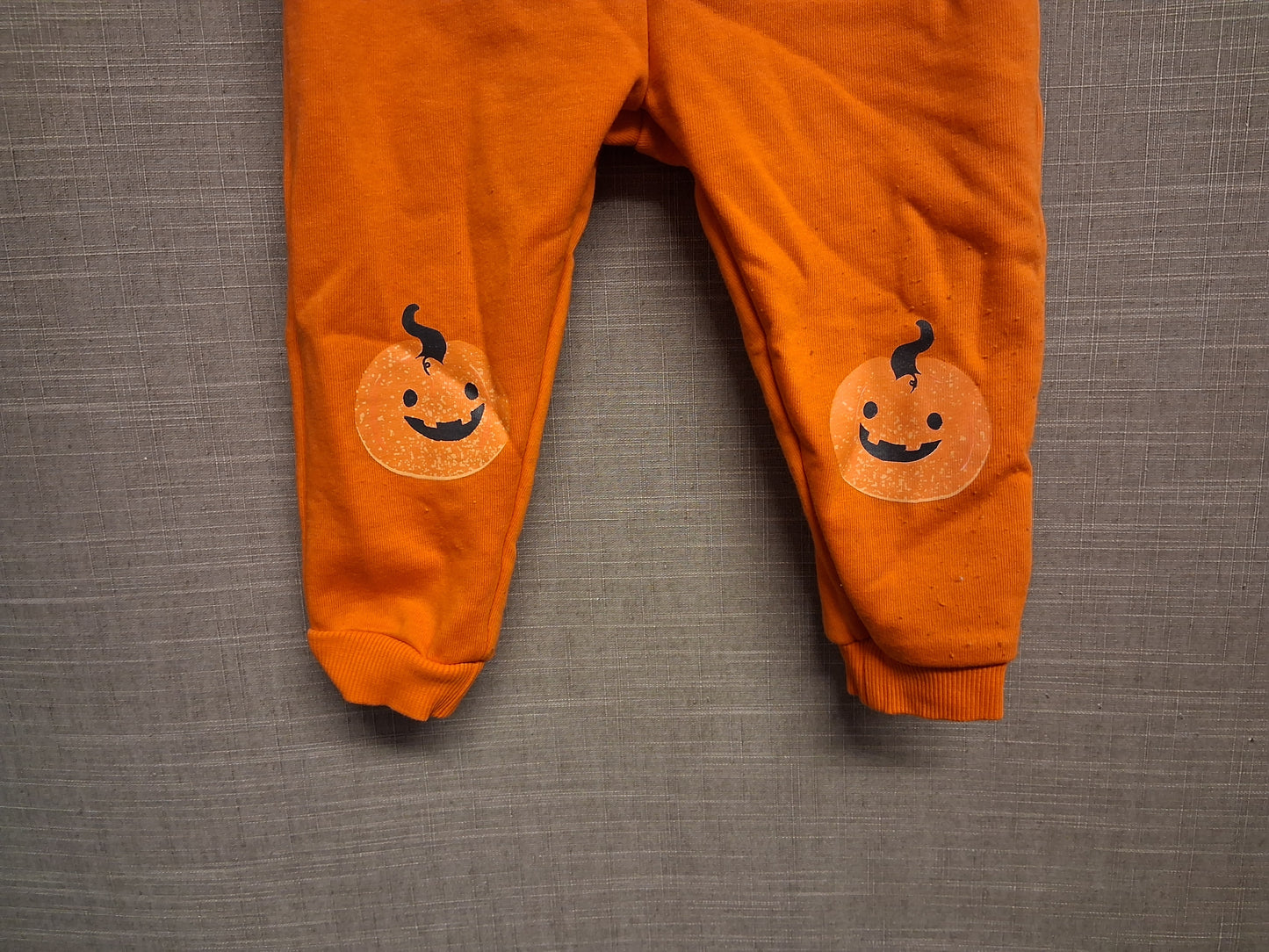 Primark Boys Halloween Orange Pumpkin Joggers Age 12-18 Months