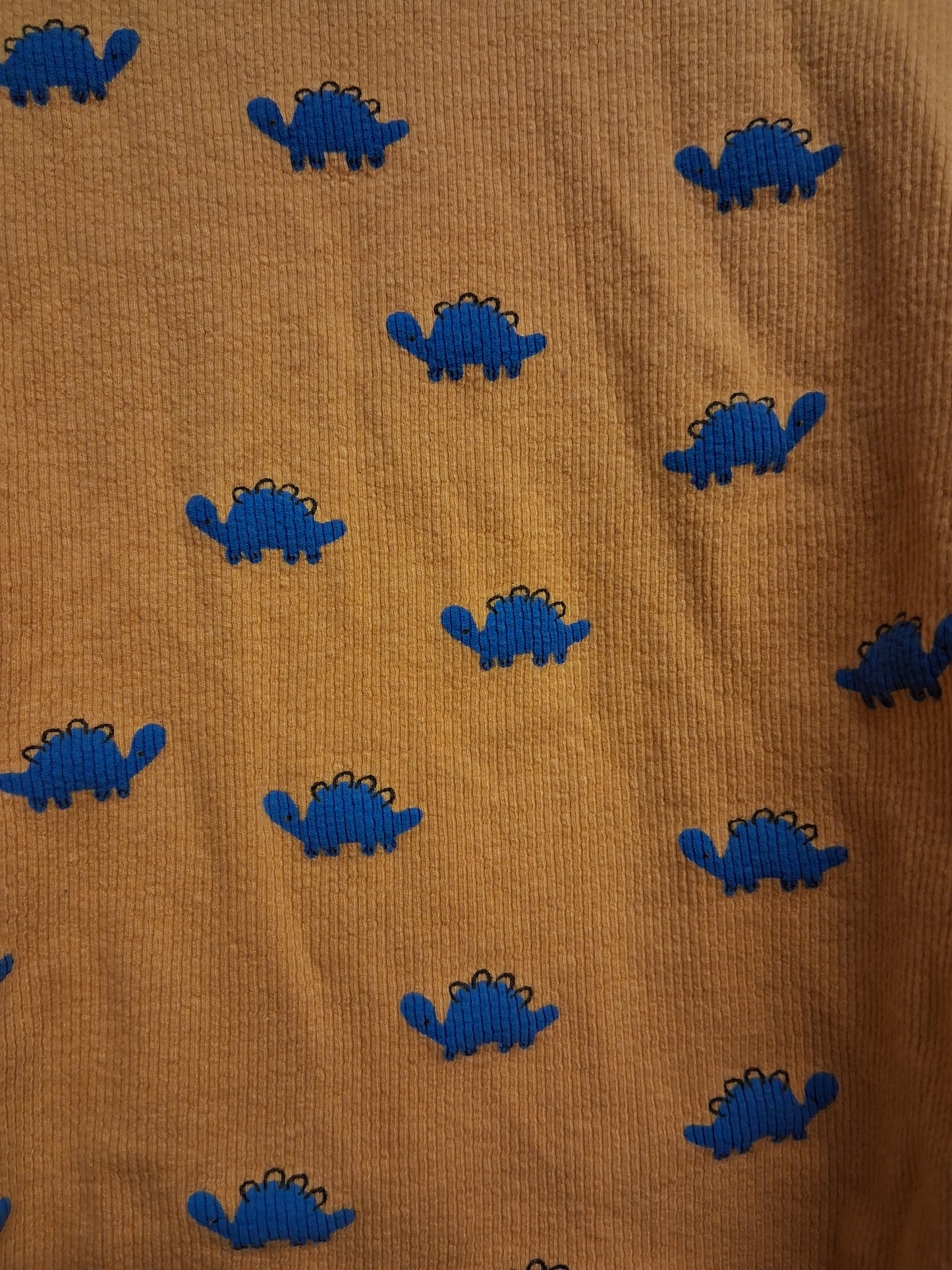 Next Boys Orange Dinosaur Pyjamas PJs 2 Piece Set Age 3-4 Years