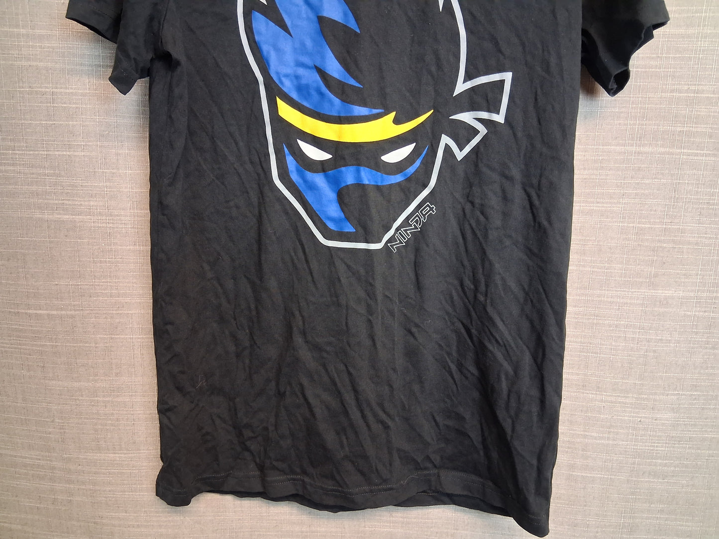 F&F Boys Ninja T-Shirt Age 12-13 Years Black