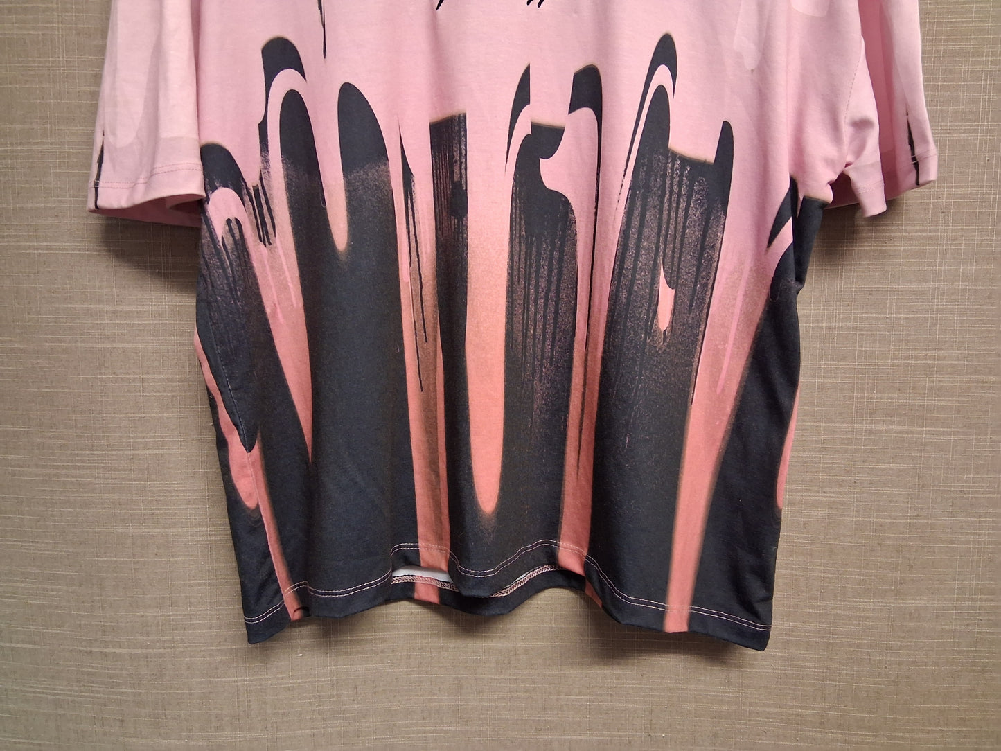 Hype Pink Black Short Sleeve T-Shirt Age 14 Years Brand New