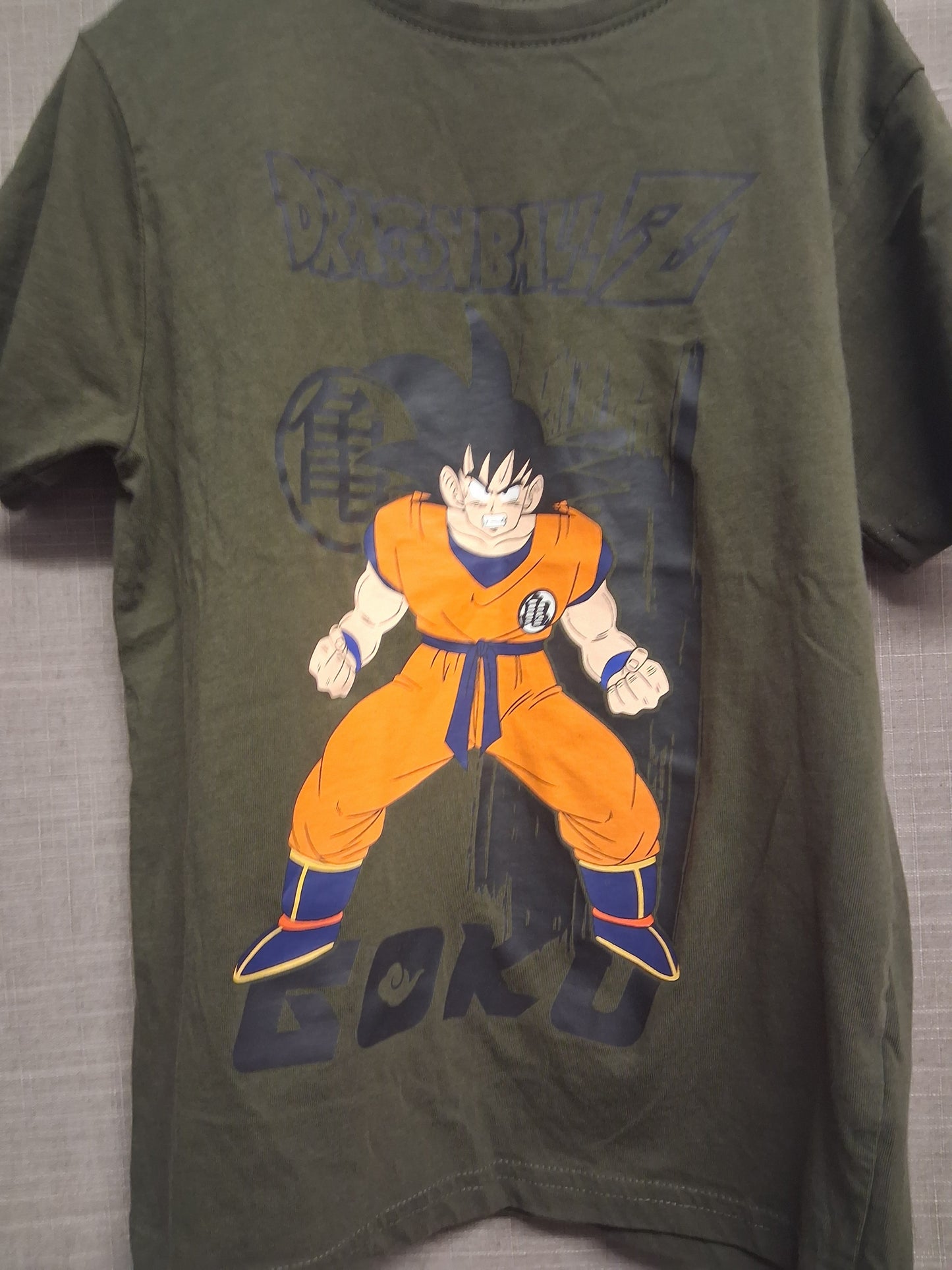 Primark Boys Dragonball Z Green Short Sleeve T-Shirt Age 8-9 Years