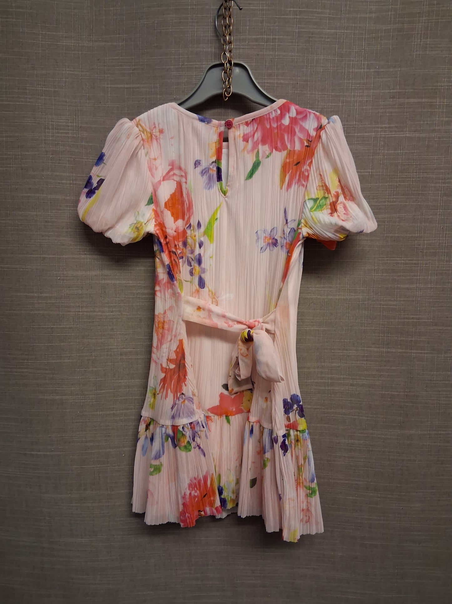 Lipsy Girls Pretty Pink Floral A Line Dress Age 5 Years