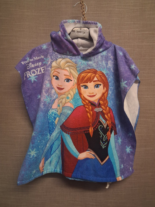 Girls Disney Frozen Hooded Towel Age 3-5 Years