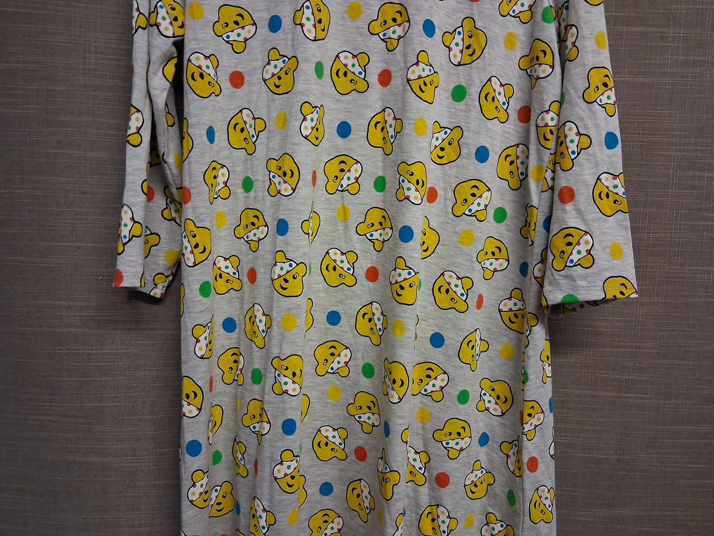 George Ladies/Teen "Pudsey" Children in Need A Line Dress 3/4 Sleeve Size S