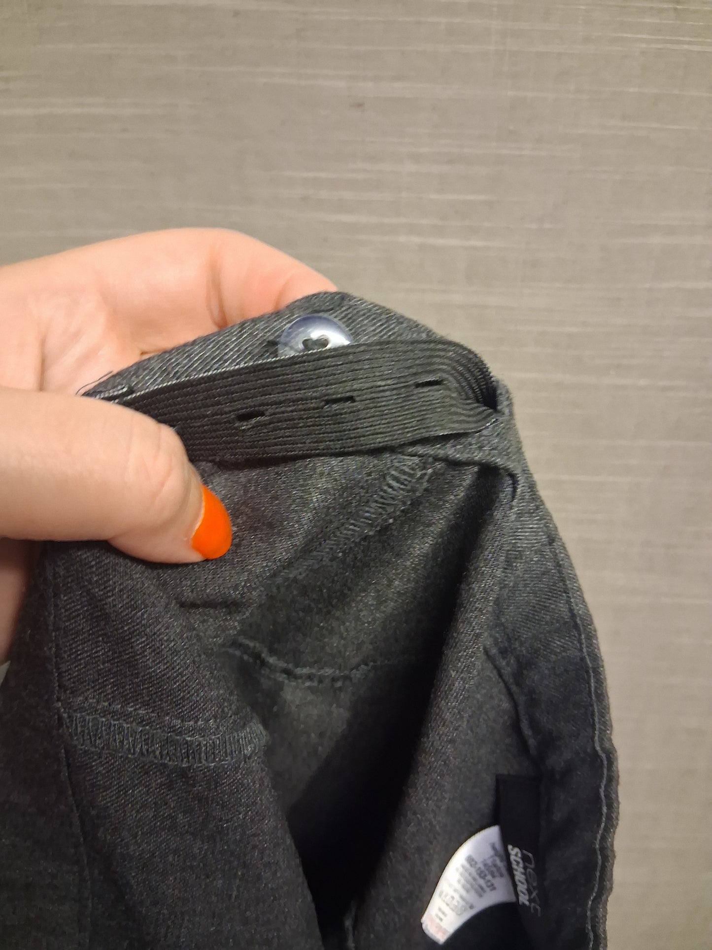 Next Girls Grey Box Pleat School Skirt Adjustable Waist Age 11 Years