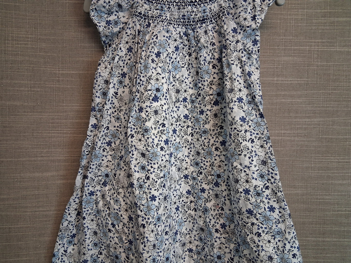 Billie Faiers George Blue Floral A Line Dress Age 12-18 Months