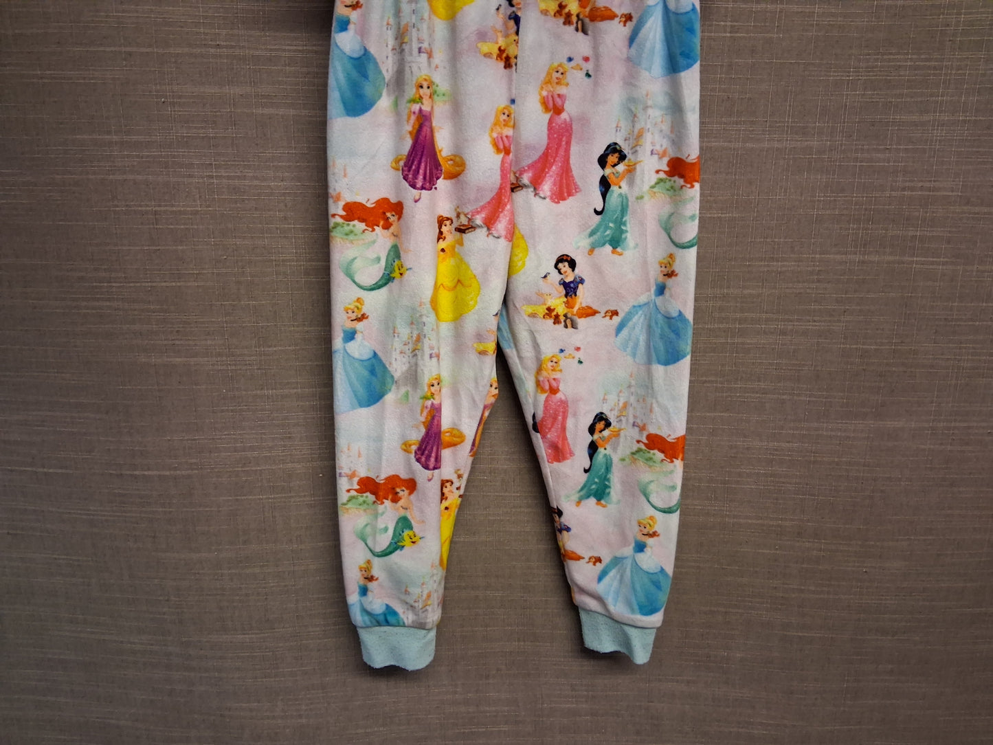 George Disney Princesses Girls Soft Plush Pyjamas PJs Set Age 2-3 Years Multicolour