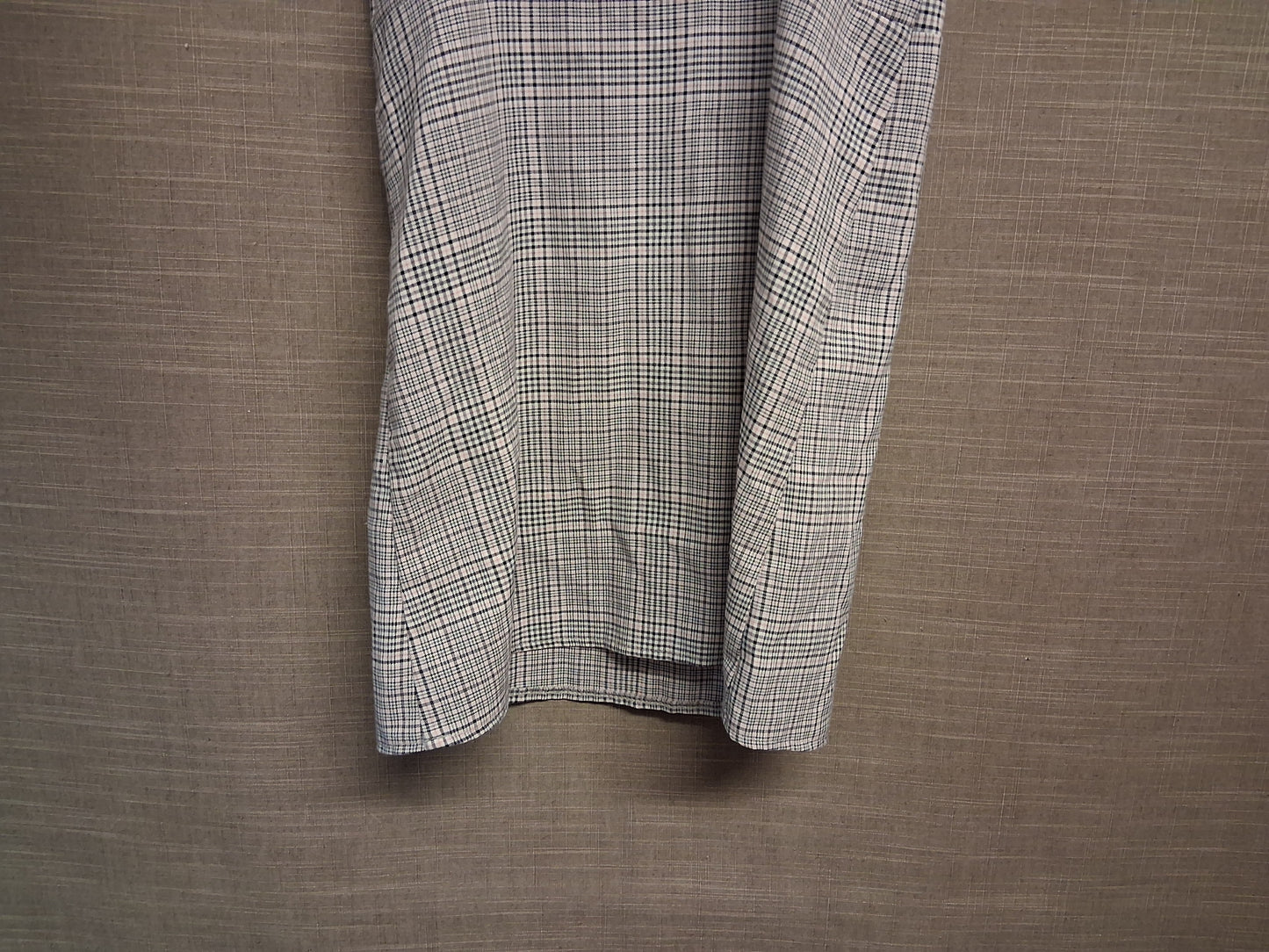 Primark Girls Beige Black Check Pinafore Dress Age 10-11 Years