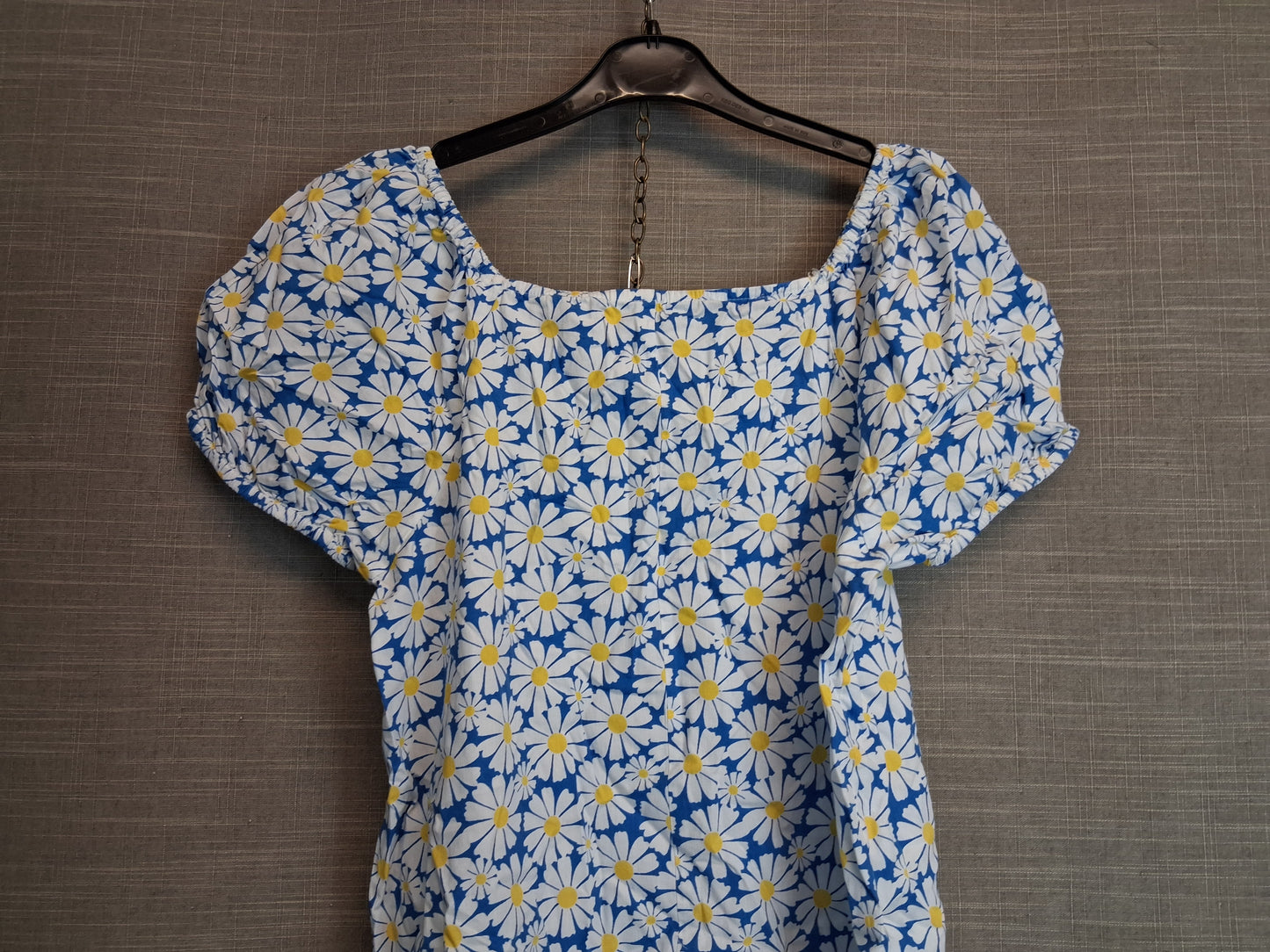 Primark Girls Blue Foral Summer Dress Age 12-13 Years
