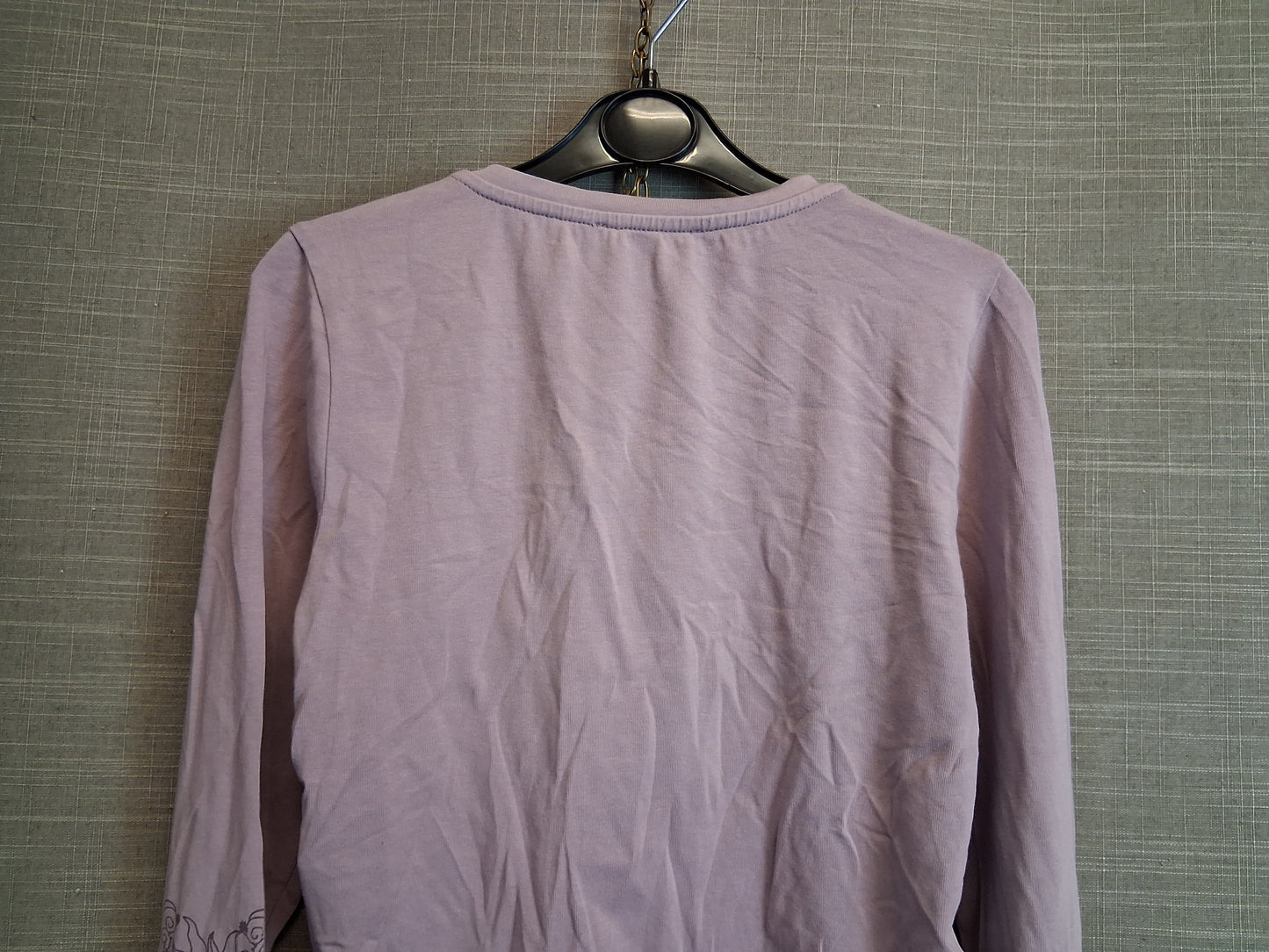 New Look Girls Lilac Long Sleeve T-Shirt Age 12-13 Years Stars and Moon Print