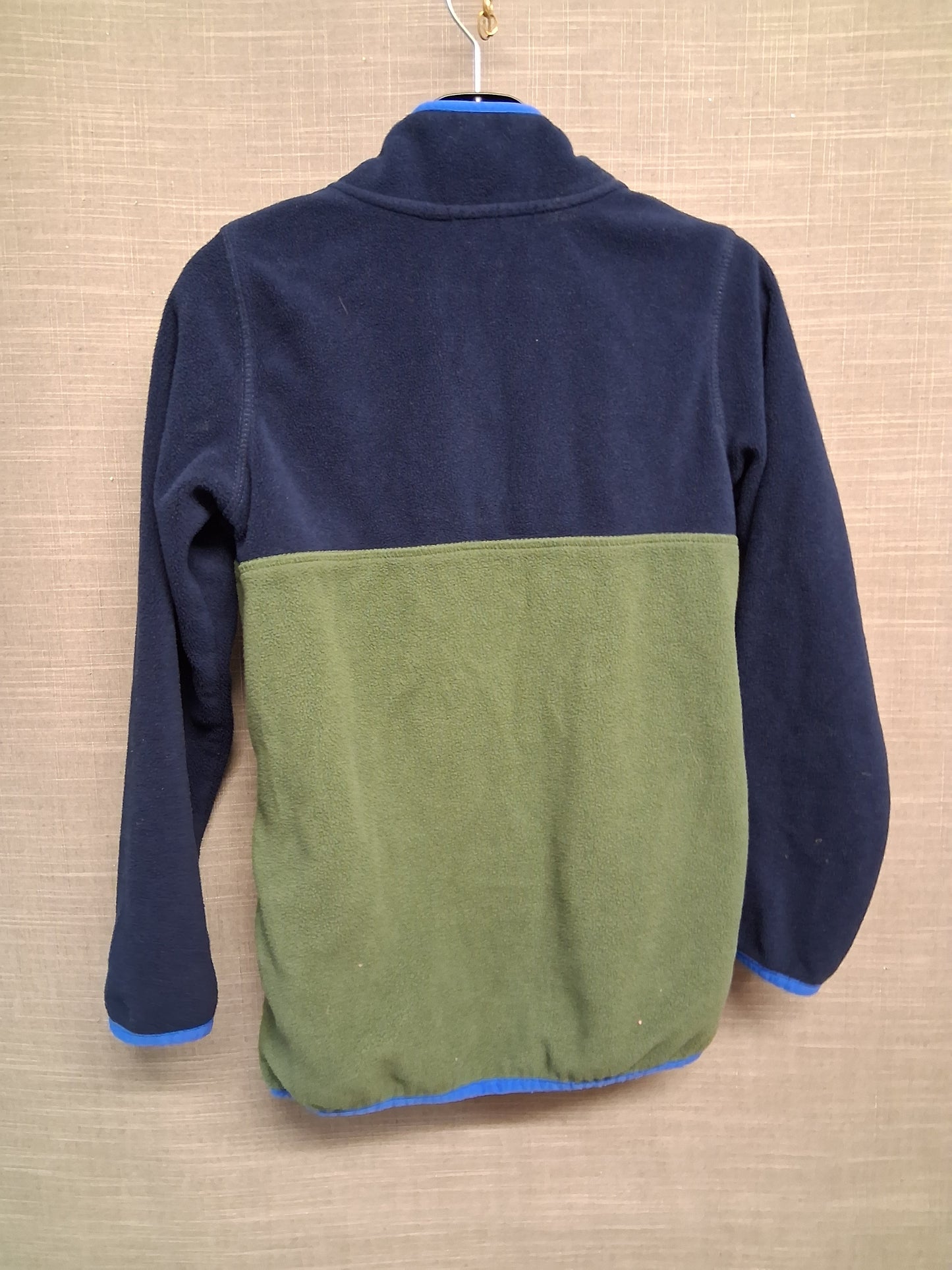 Joules Boys Green Blue Fleece Jumper Sweater Age 9 Years