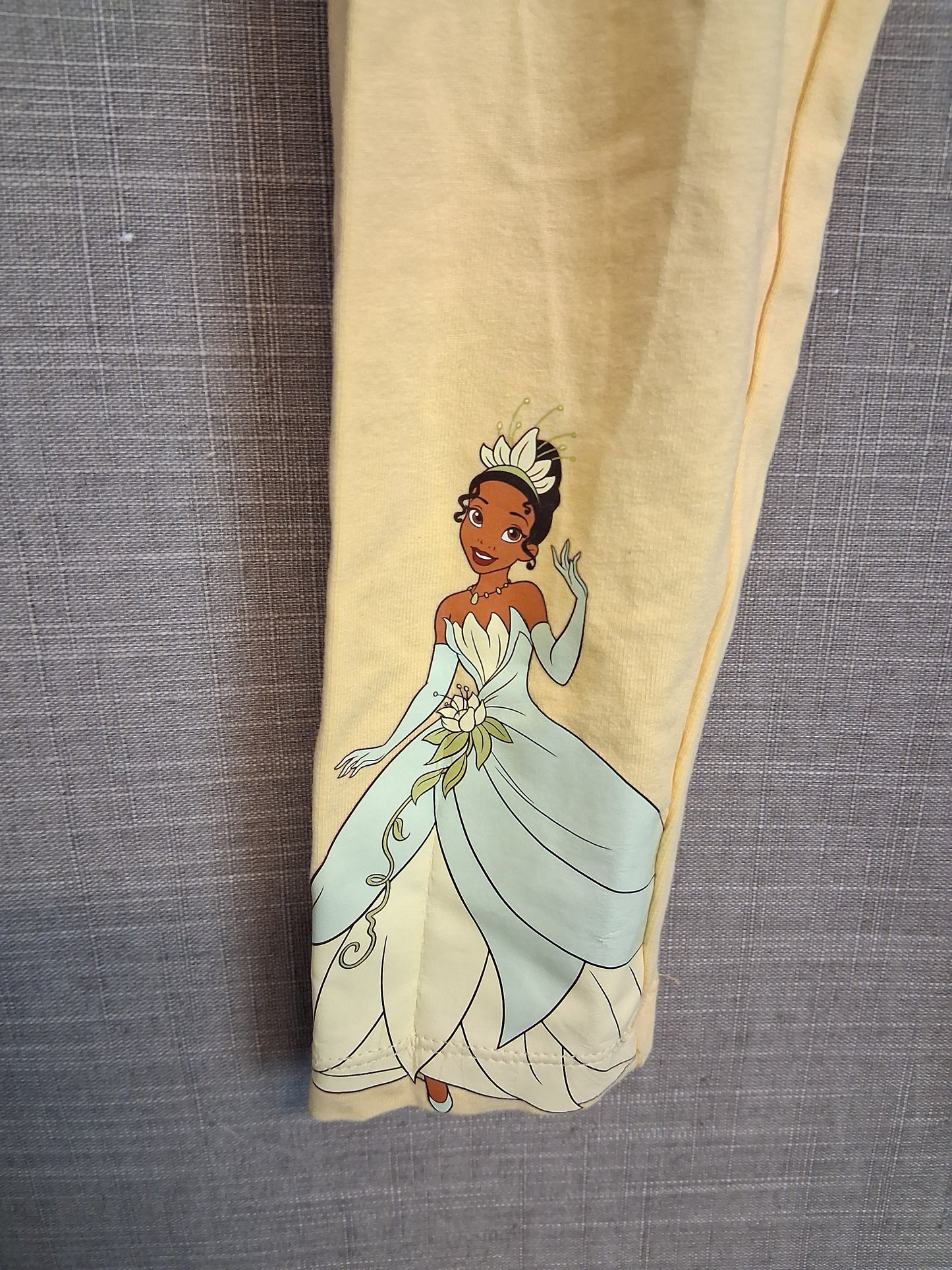 Marks & Spencer Girls Tiana Princess and the Frog Leggings Yellow Age 5-6 Years