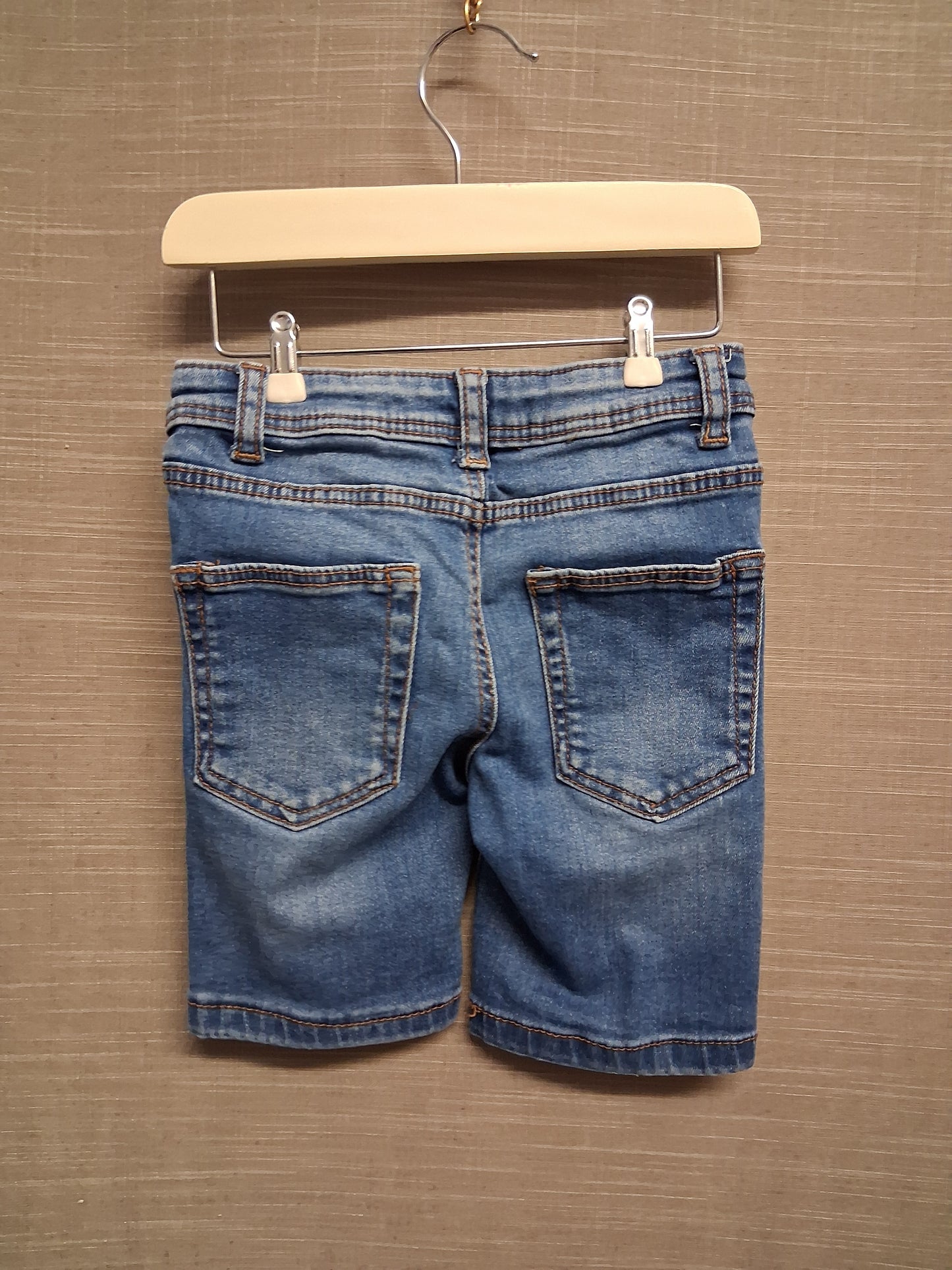 Primark Boys Skinny Denim Shorts Jorts Blue Age 2-3 Years