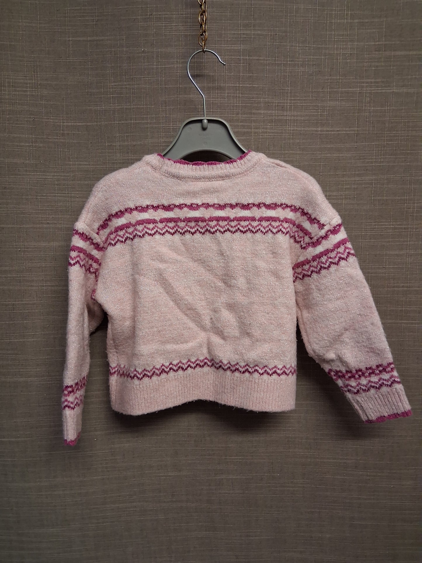 Nutmeg Peppa Pig Girls Pink Knitted Jumper Age 2-3 Years