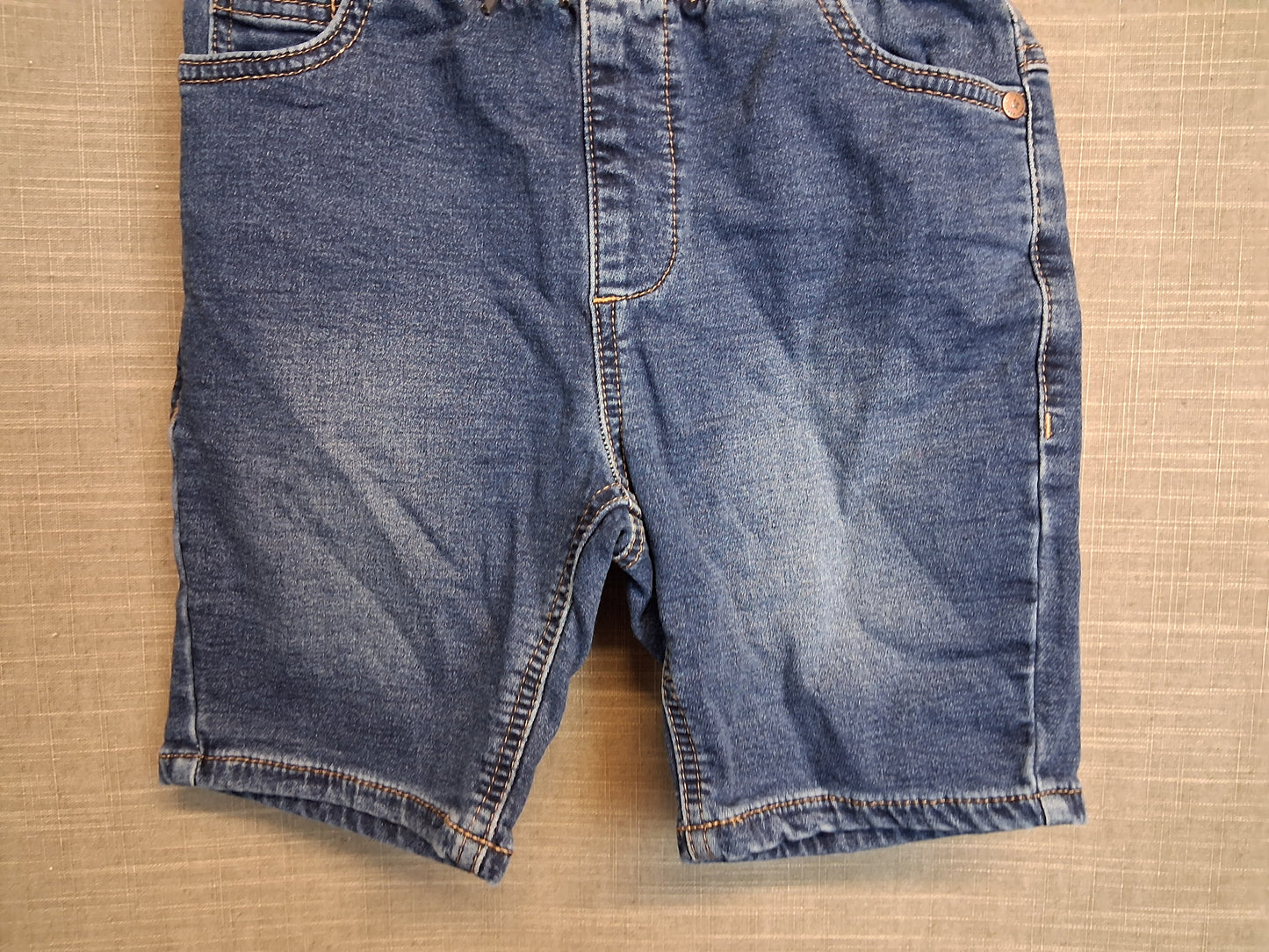 Next Boys Blue Denim Shorts Age 6-7 Years