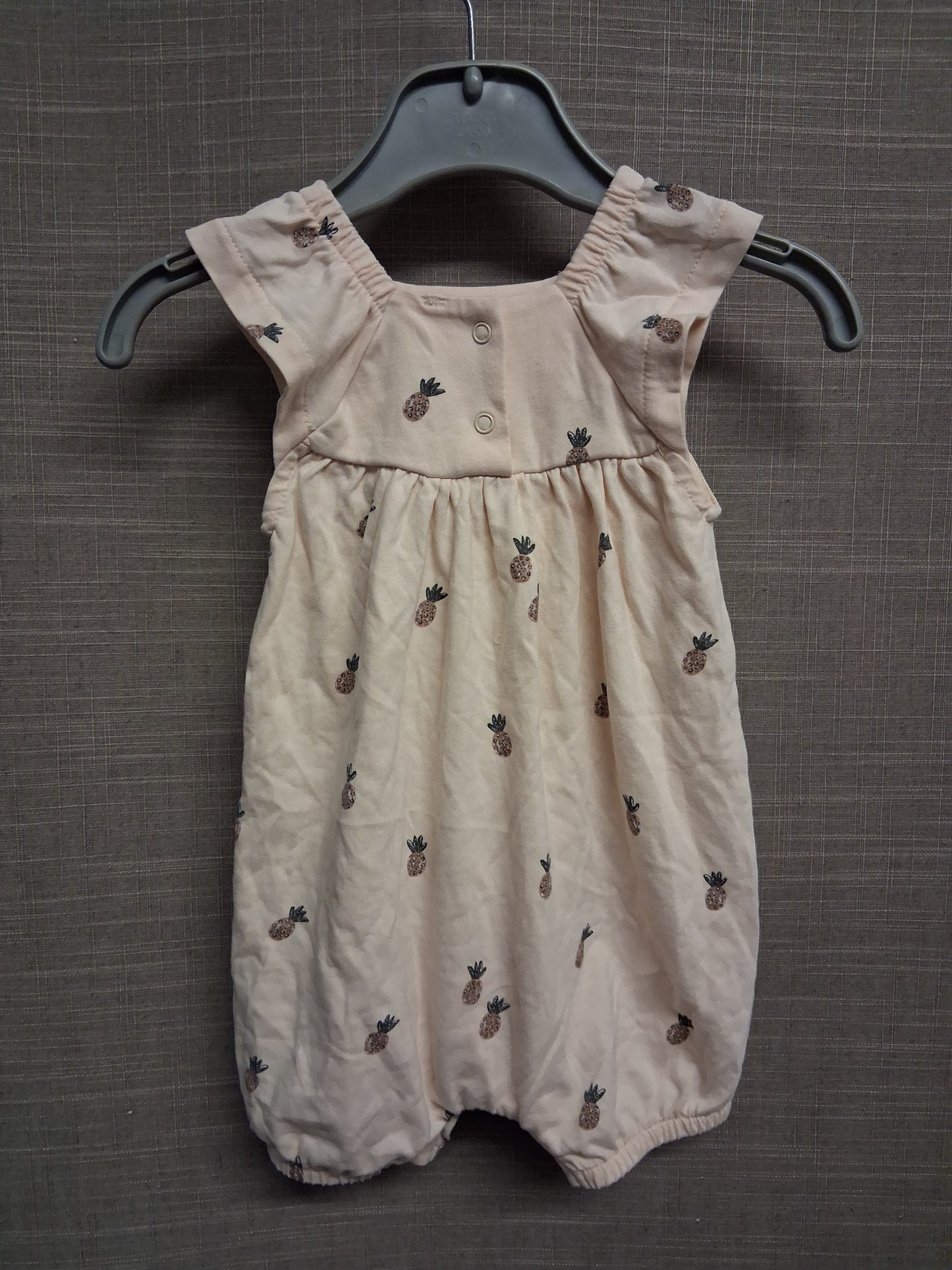 Next Girls Cream Floral One Piece Romper Age 0-3 Months