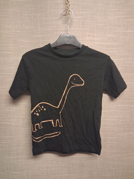 Next T-Shirt Boys Black Dinosaur Theme Scales On the Back Age 3-4 Years