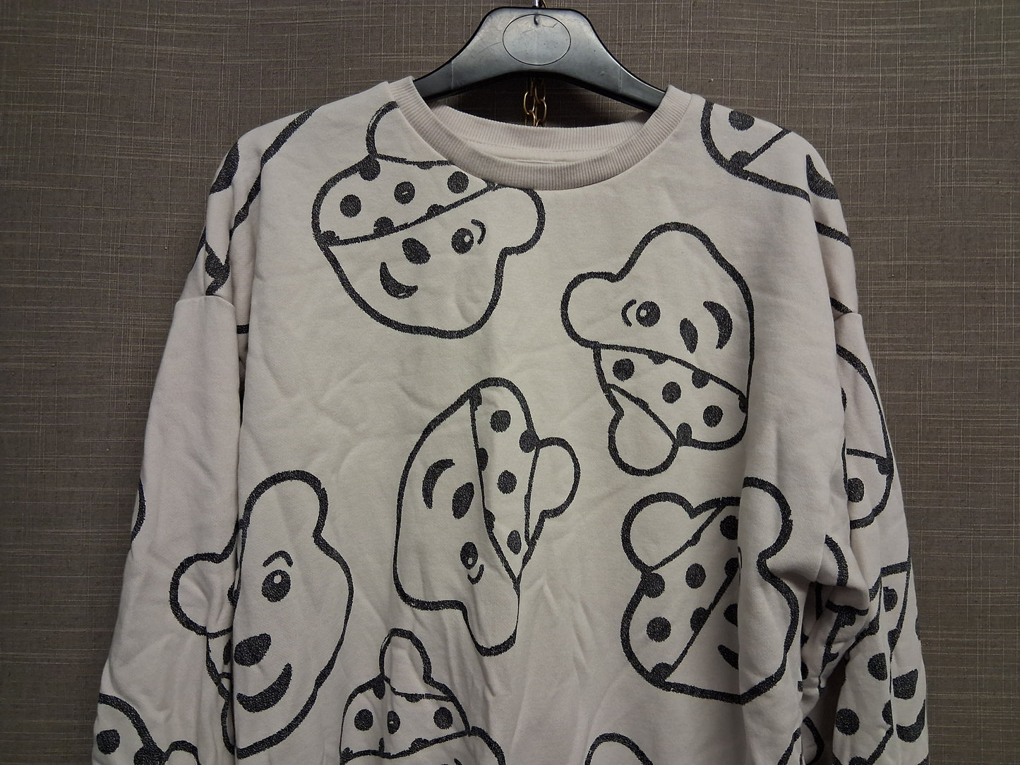 George Unisex Beige "Pudsey" Children in Need Tracksuit 2 Piece Set Sweater Joggers Age 11-12 Years