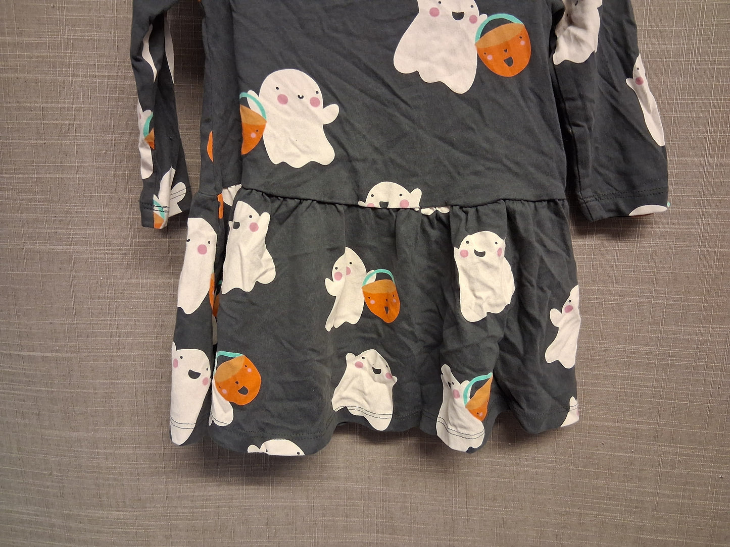 Next Girls Halloween Long Sleeve Jersey Dress Age 9-12 Months