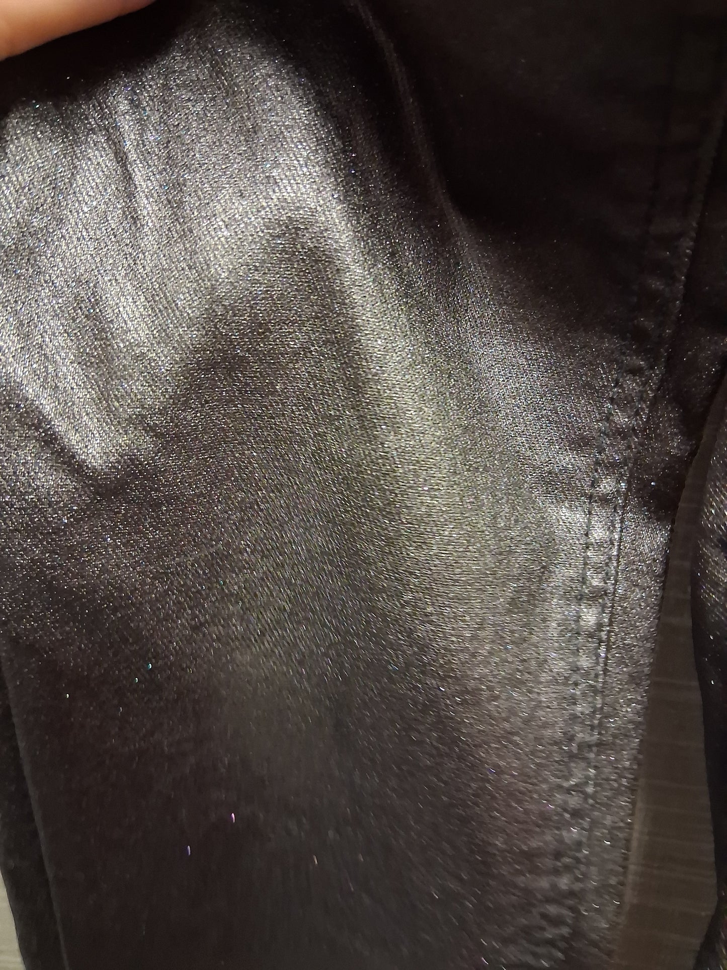 Nutmeg Girl Black Jeggings Glittery Age 10-11 years