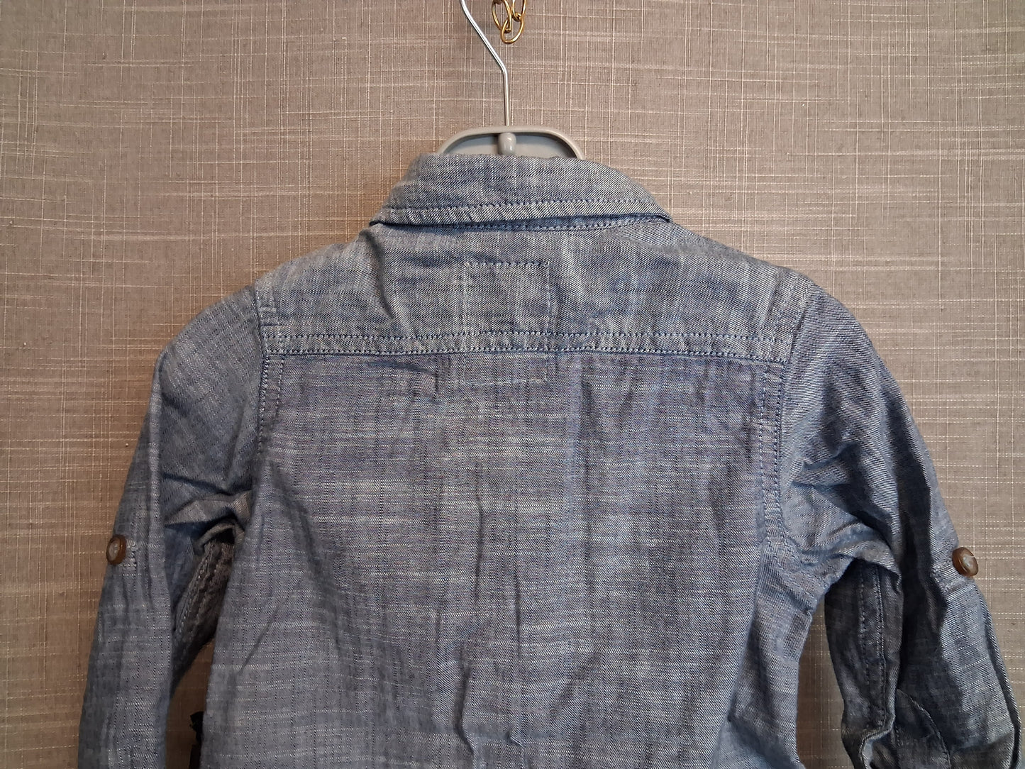 Baby K Myleene Klass Boys Denim Shirt Long Sleeve Age 9-12 Months New