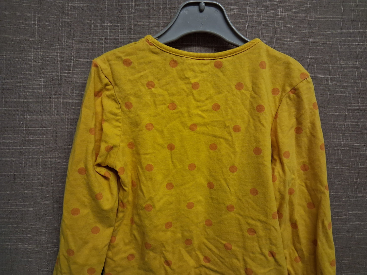 George Girl "Pudsey" Children in Need Yellow Long Sleeve T-Shirt Age 5-6 Years