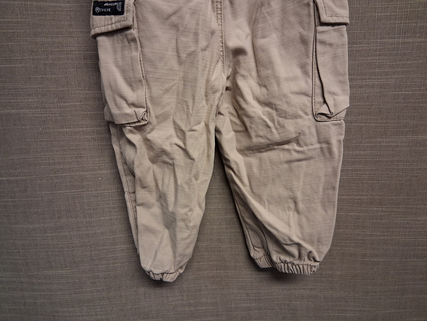 TU Boys Beige Cargo Trousers 100% Cotton Age 3 Years
