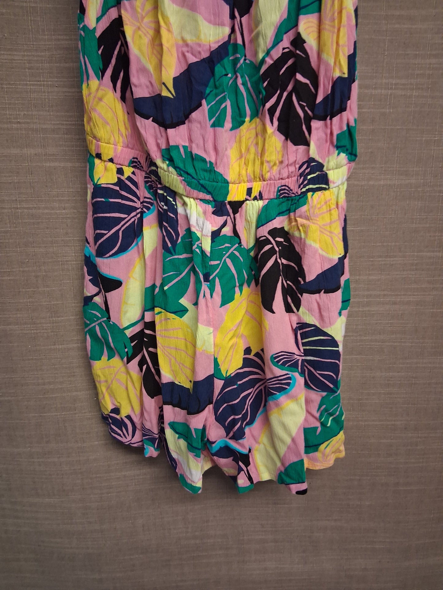 Marks & Spencer Girls Multicolour Floral Playsuit Age 11-12 Years Lightweight