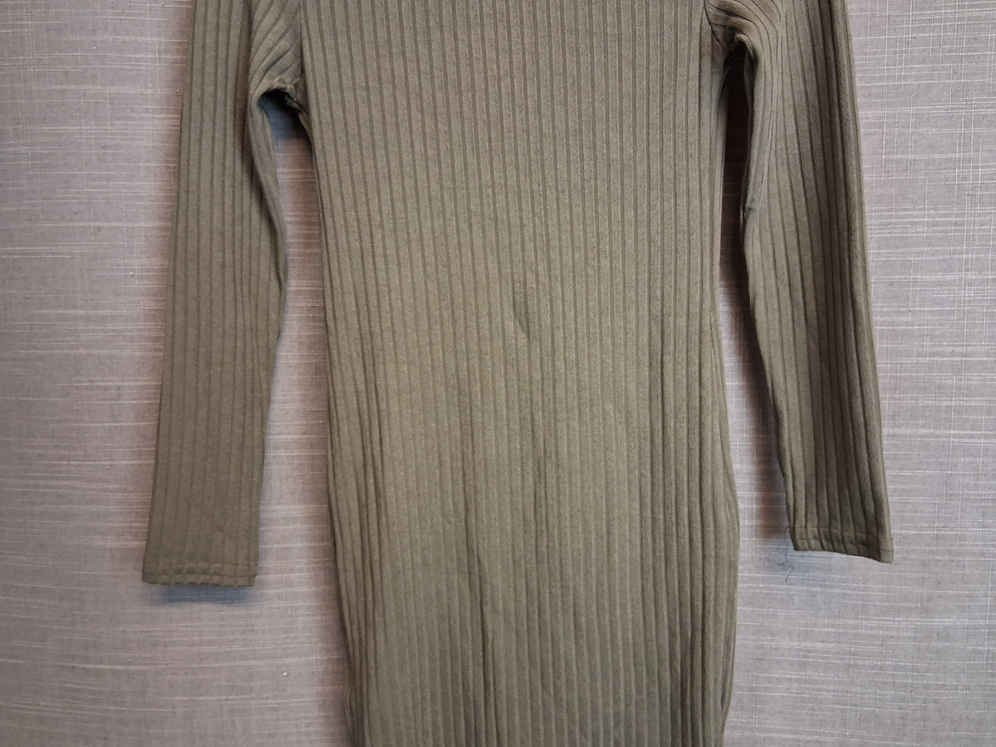 New Look Girls Long Sleeve Khaki T-Shirt Dress Age 9 Years