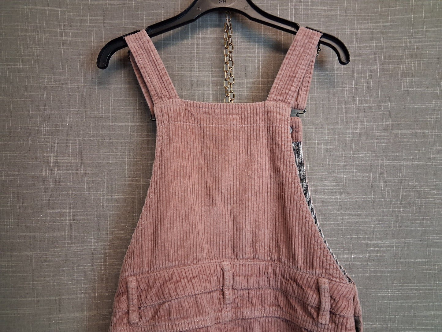 Fat Face Girls Dusky Pink Corduroy Pinafore Dress Age 10-11 Years