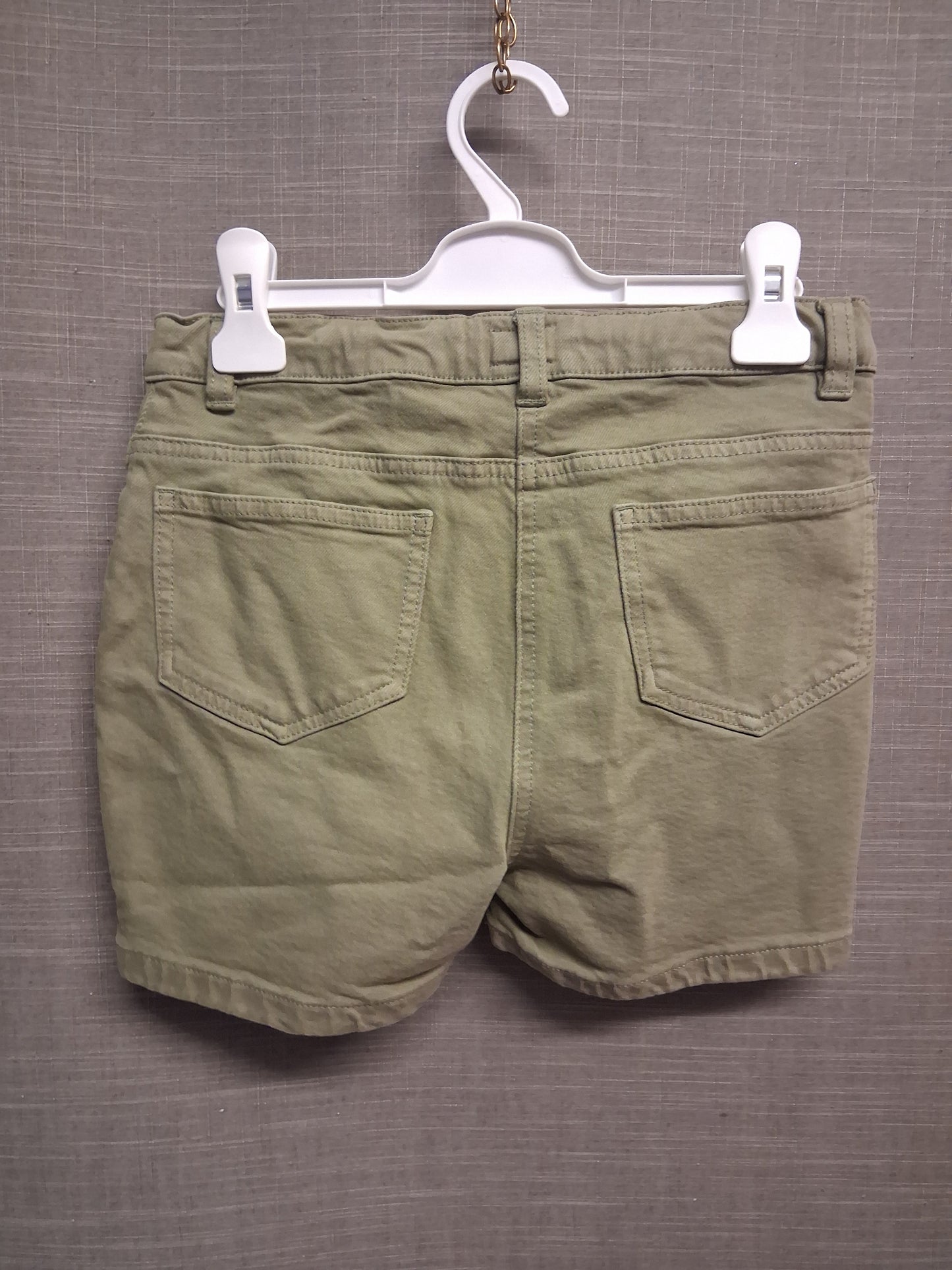 Next Shorts Girls Khaki Green Age 10 Years 100% Cotton
