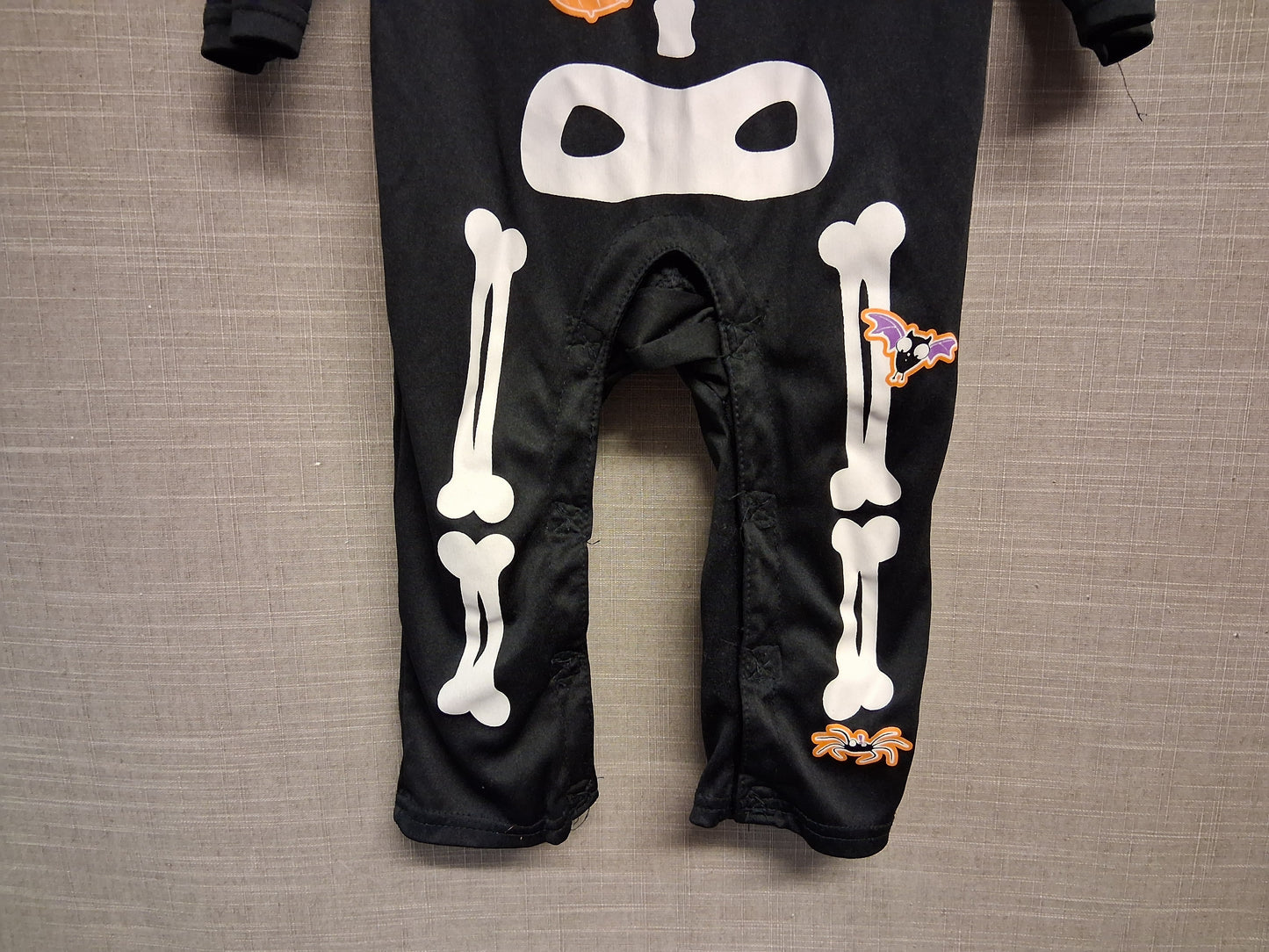 Wilko's Baby Halloween Skeleton Costume Age 6-12 Months One Piece