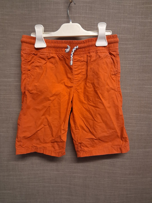 Marks and Spencer Red Cotton Shorts Age 6-7 Years