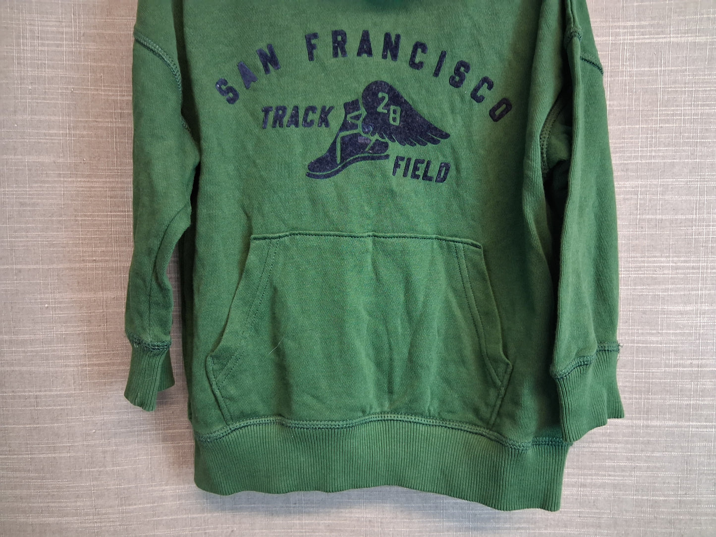 Next Boys Green Hoodie Jersey Age 4 Years
