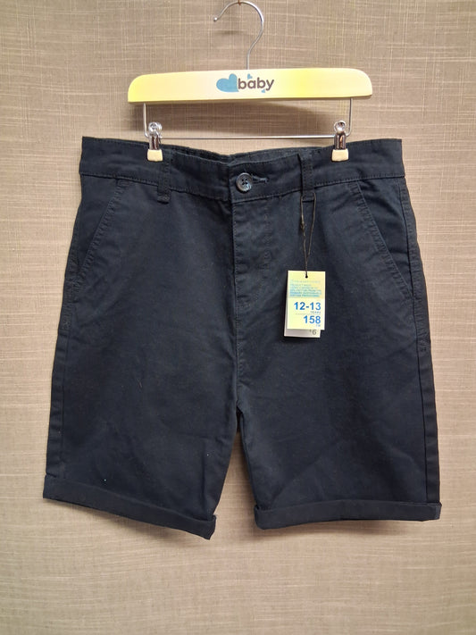 Primark Navy Chino Shorts Age 12-13 Years New