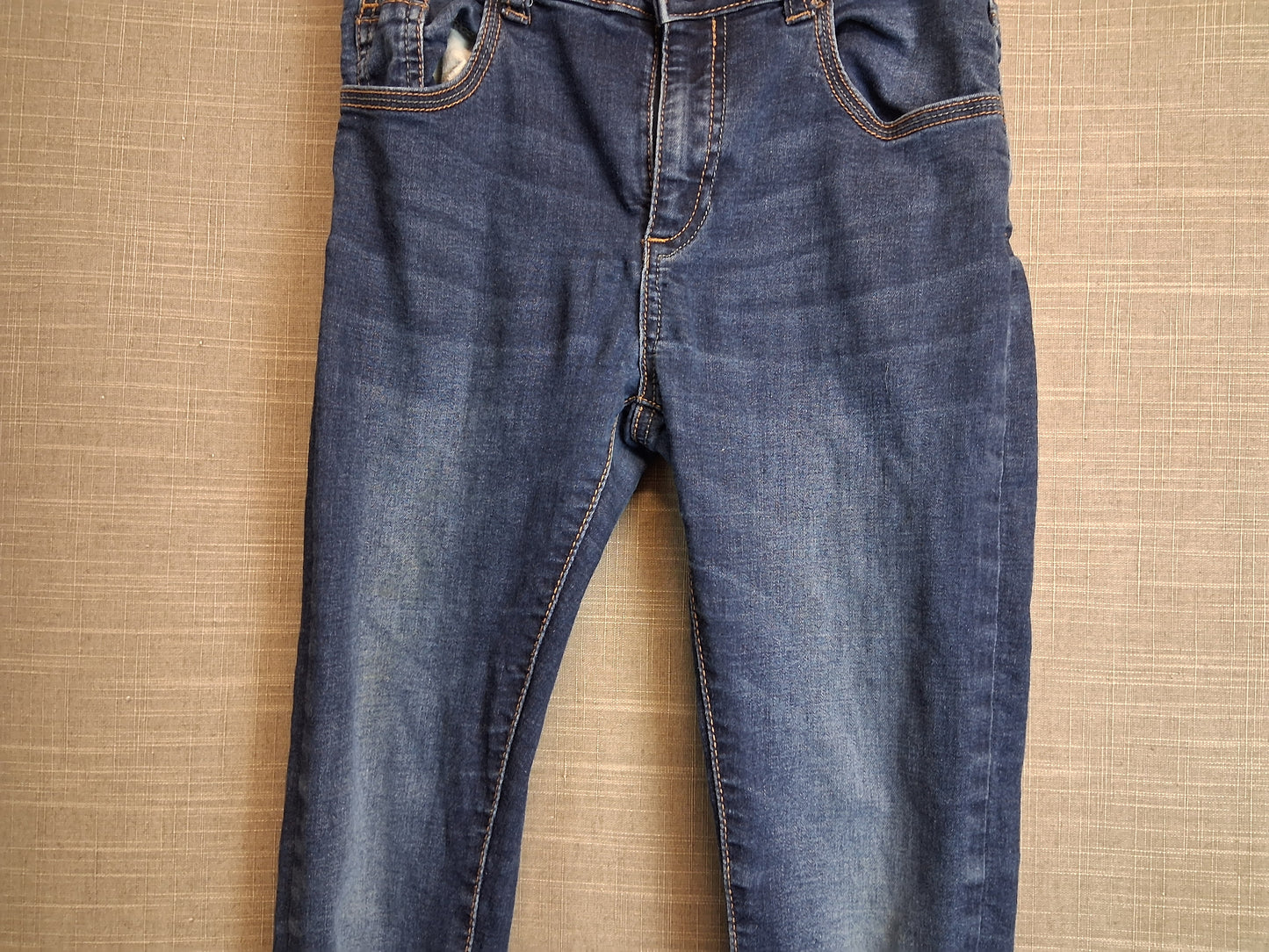 Nutmeg Boys Blue Denim Skinny Jeans Age 9-10 Years