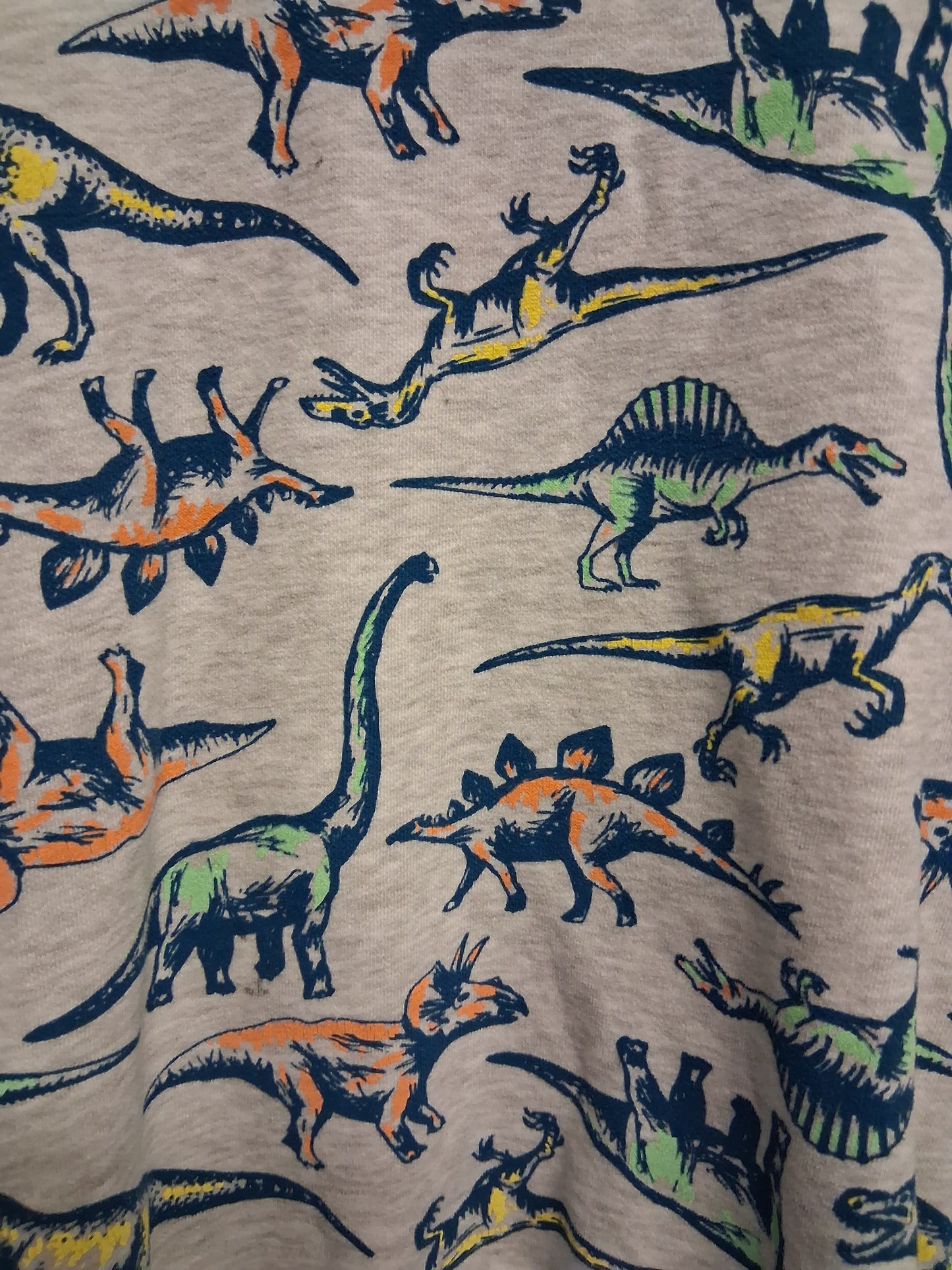 Nutmeg Boys Dinosaur Sweater Jumper Grey Age 5-6 Years