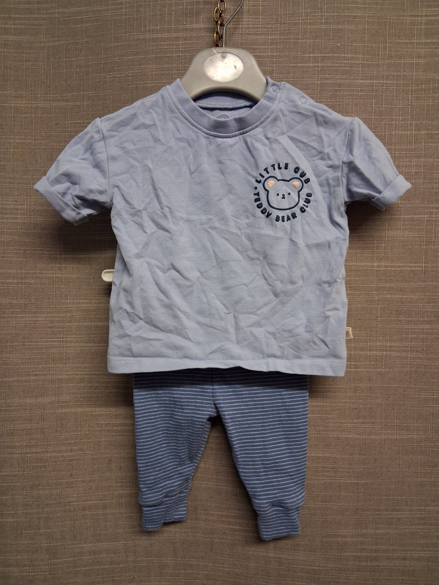 Next Boys 2 Piece Outfit T-Shirt & Joggers Age 0-3 Months