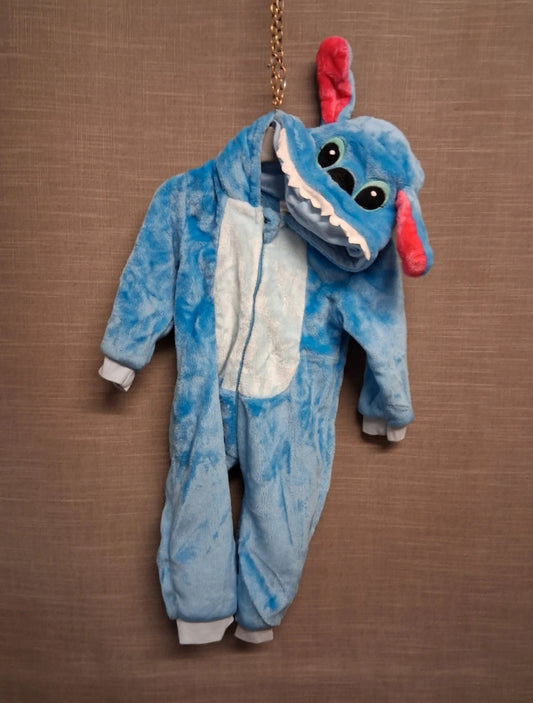Michley Blue Monster Stitch Onesie All in One Age 12 Months