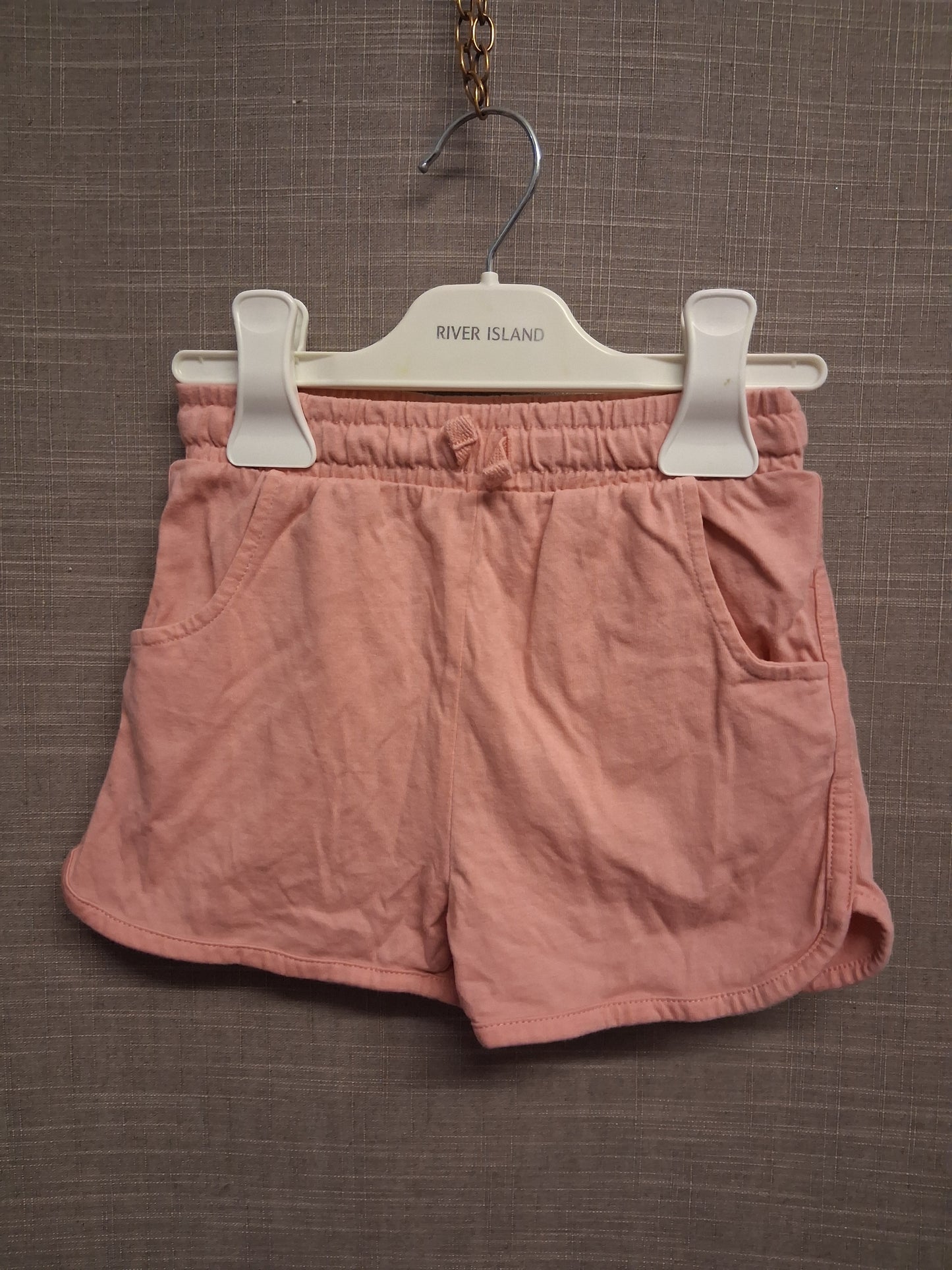 Nutmeg Girls Pink Jersey Shorts Age 2-3 Years