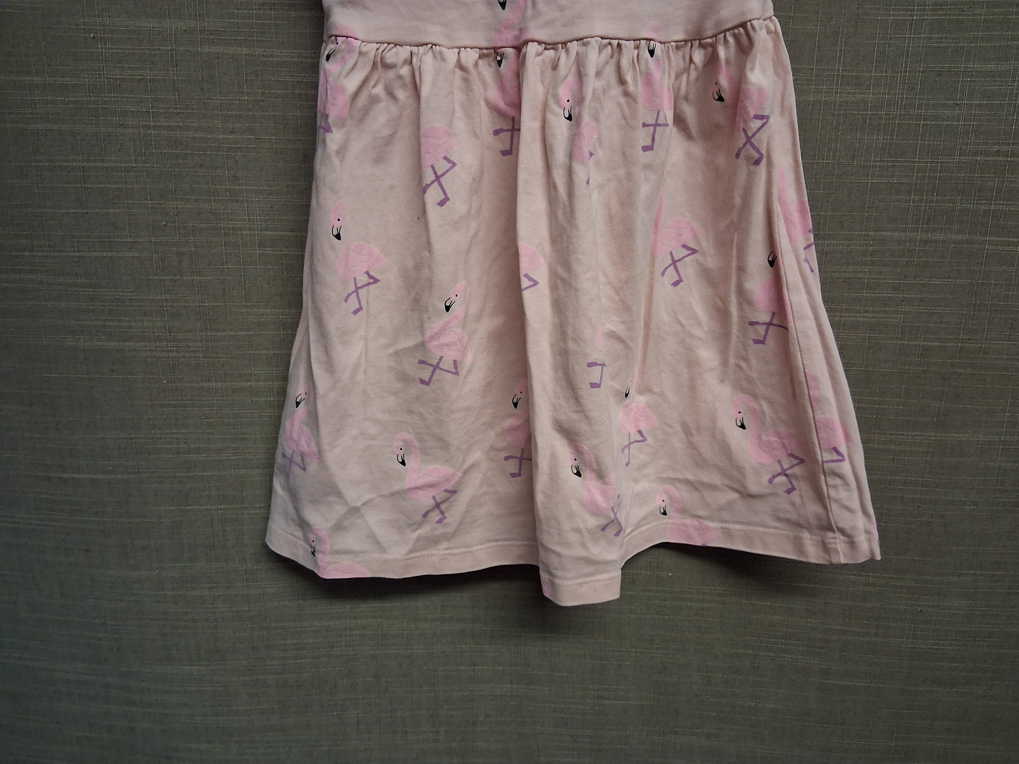 Marks & Spencer Pink Flamingo T-Shirt Dress Age 4-5 Years