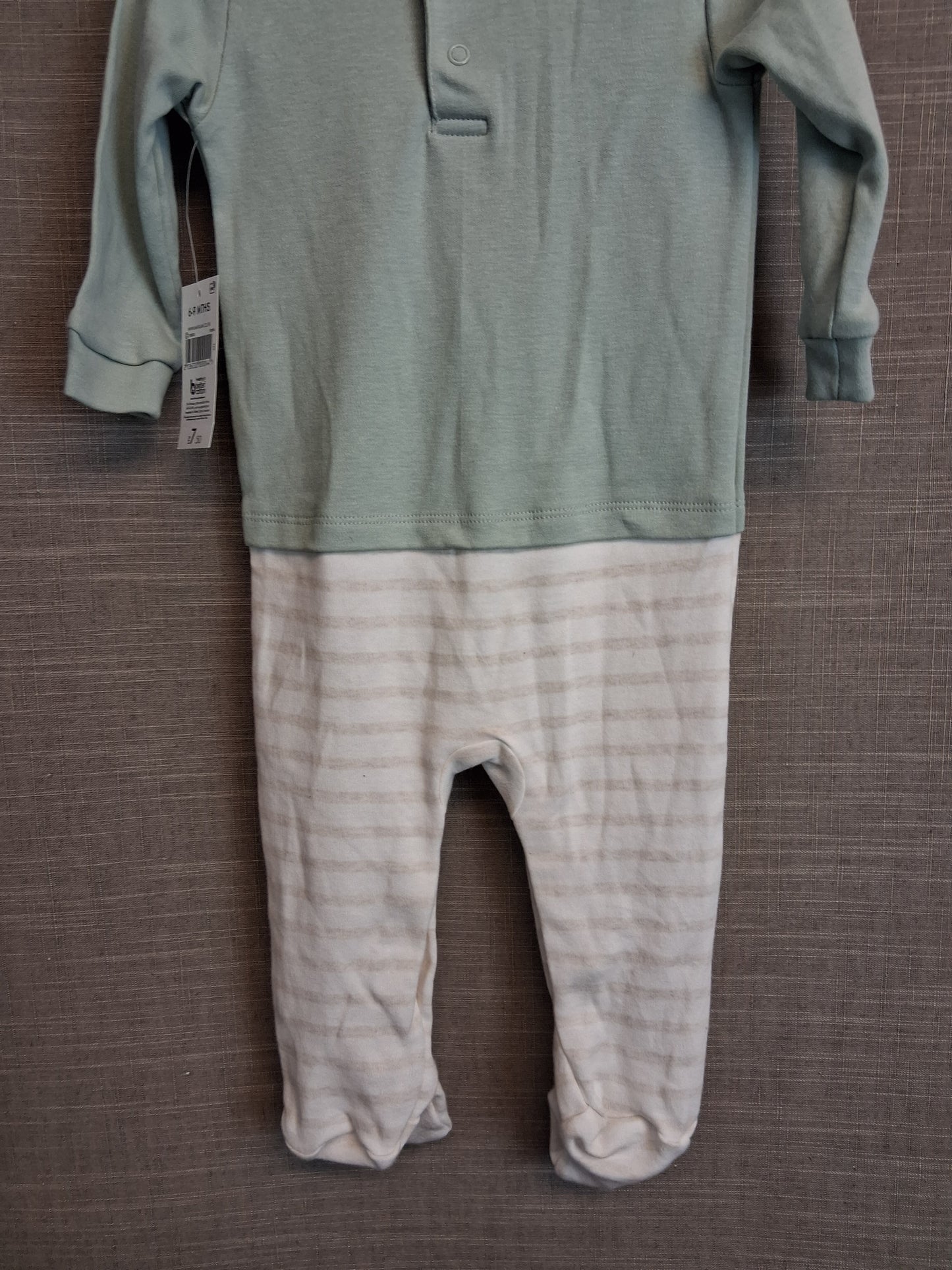Matalan Boys One Piece Romper Sleepsuit Age 6-9 Month New