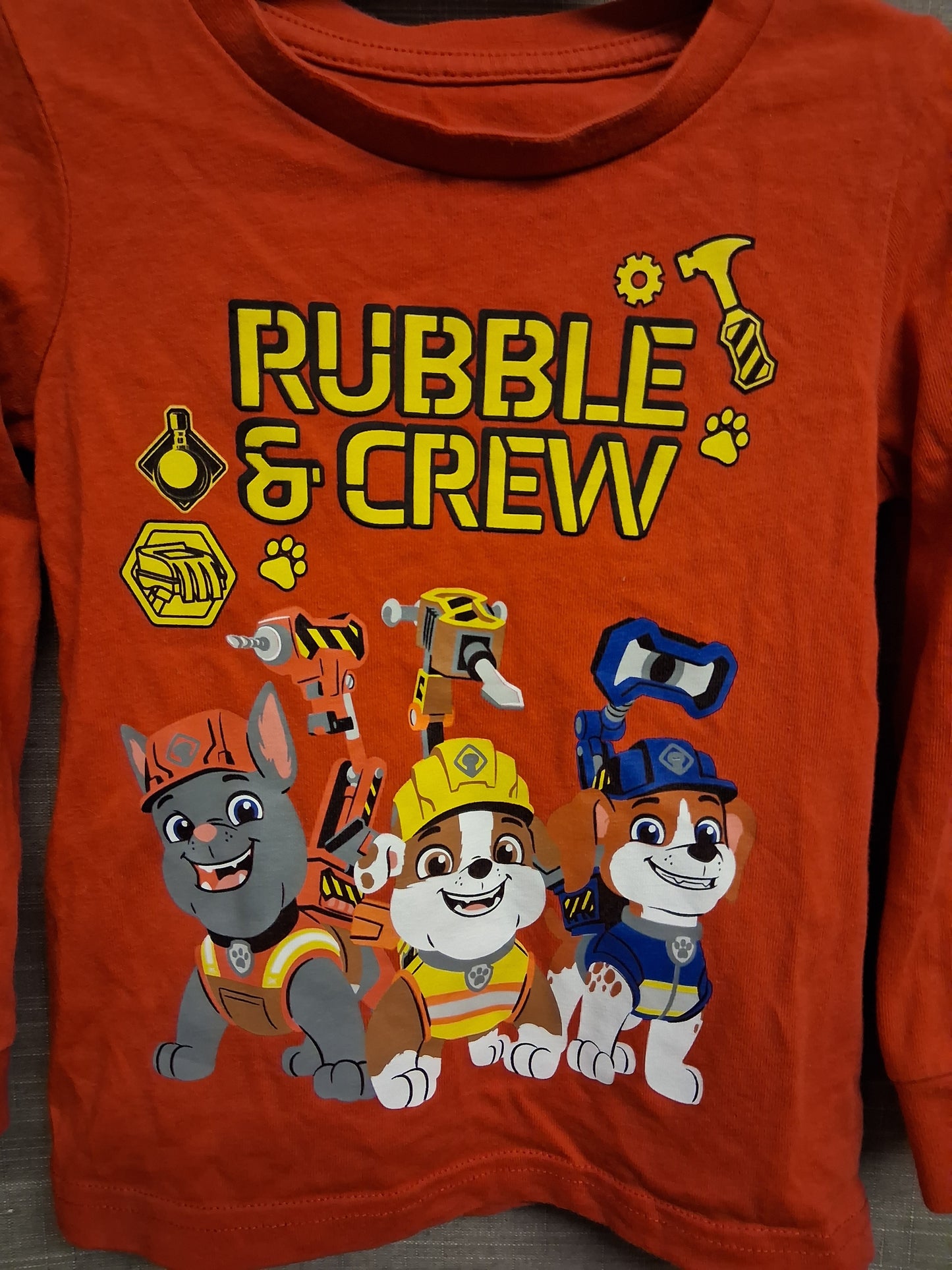 Nutmeg Paw Patrol Boys Red Long Sleeve T-Shirt Age 12-18 Months