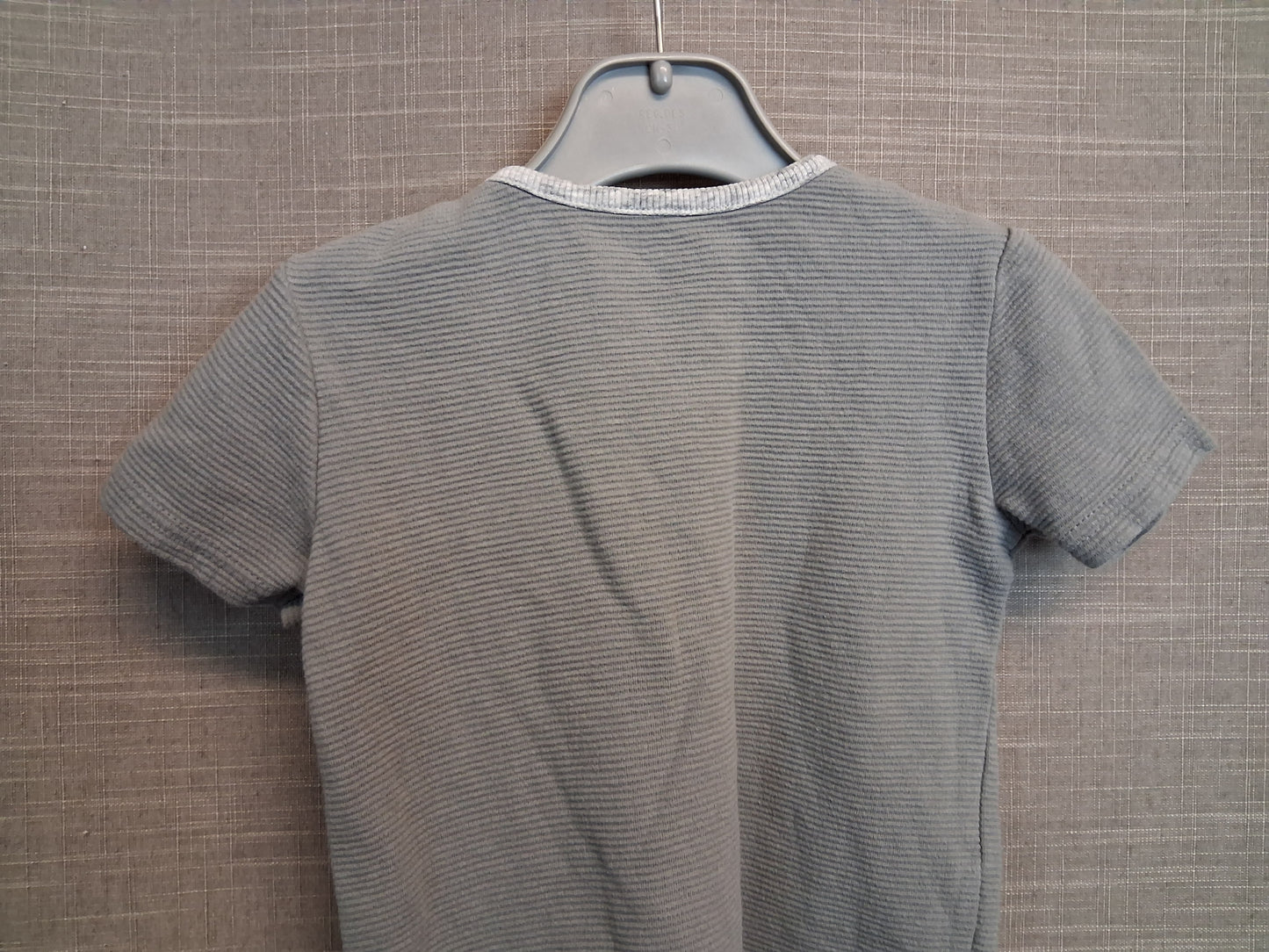 George Boys Grey Short Sleeve T-Shirt Age 12-18 Months Zebra