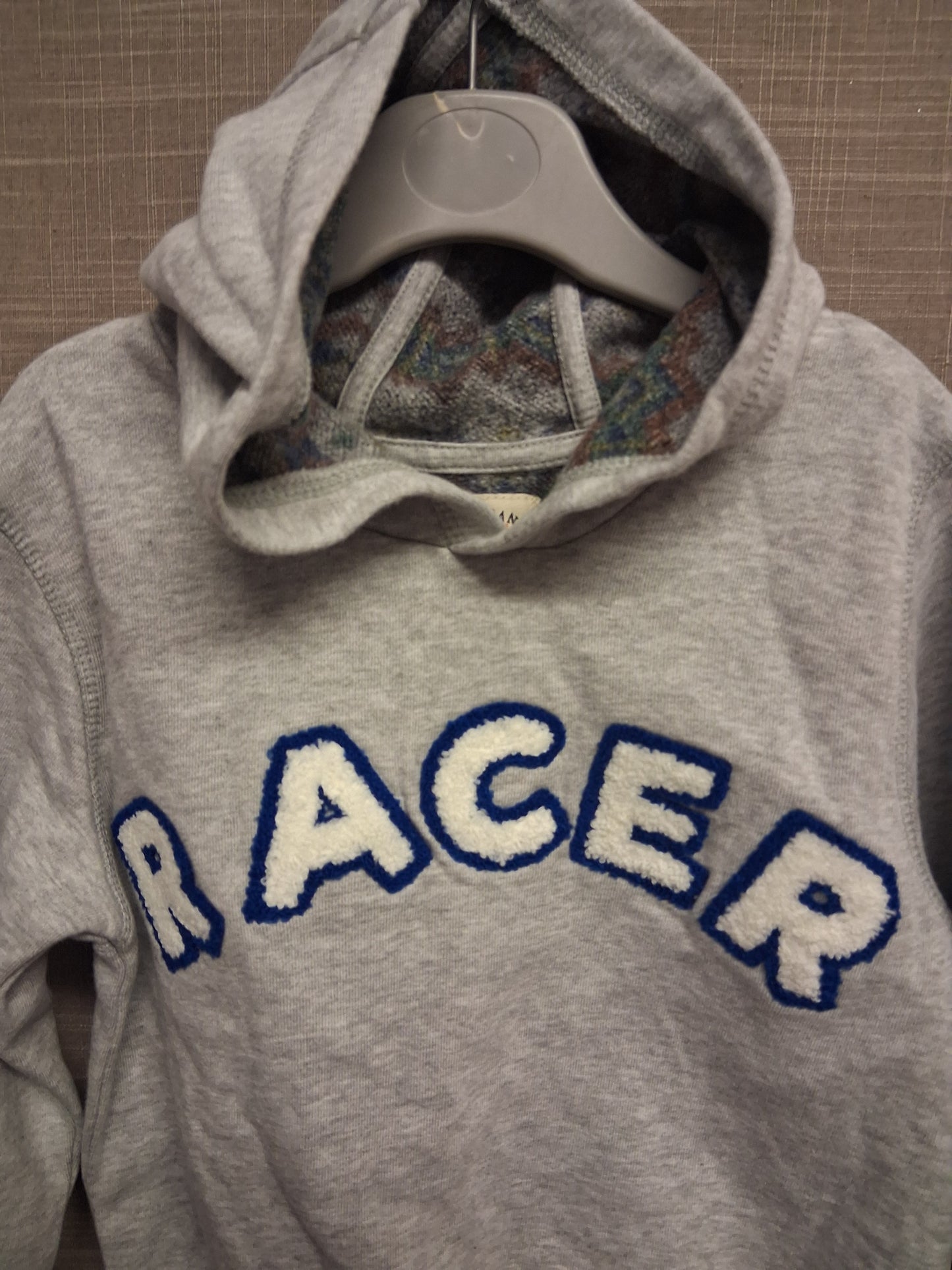 Next Boys Grey Racer Hoodie Jersey Sweater Age 2-3 Years