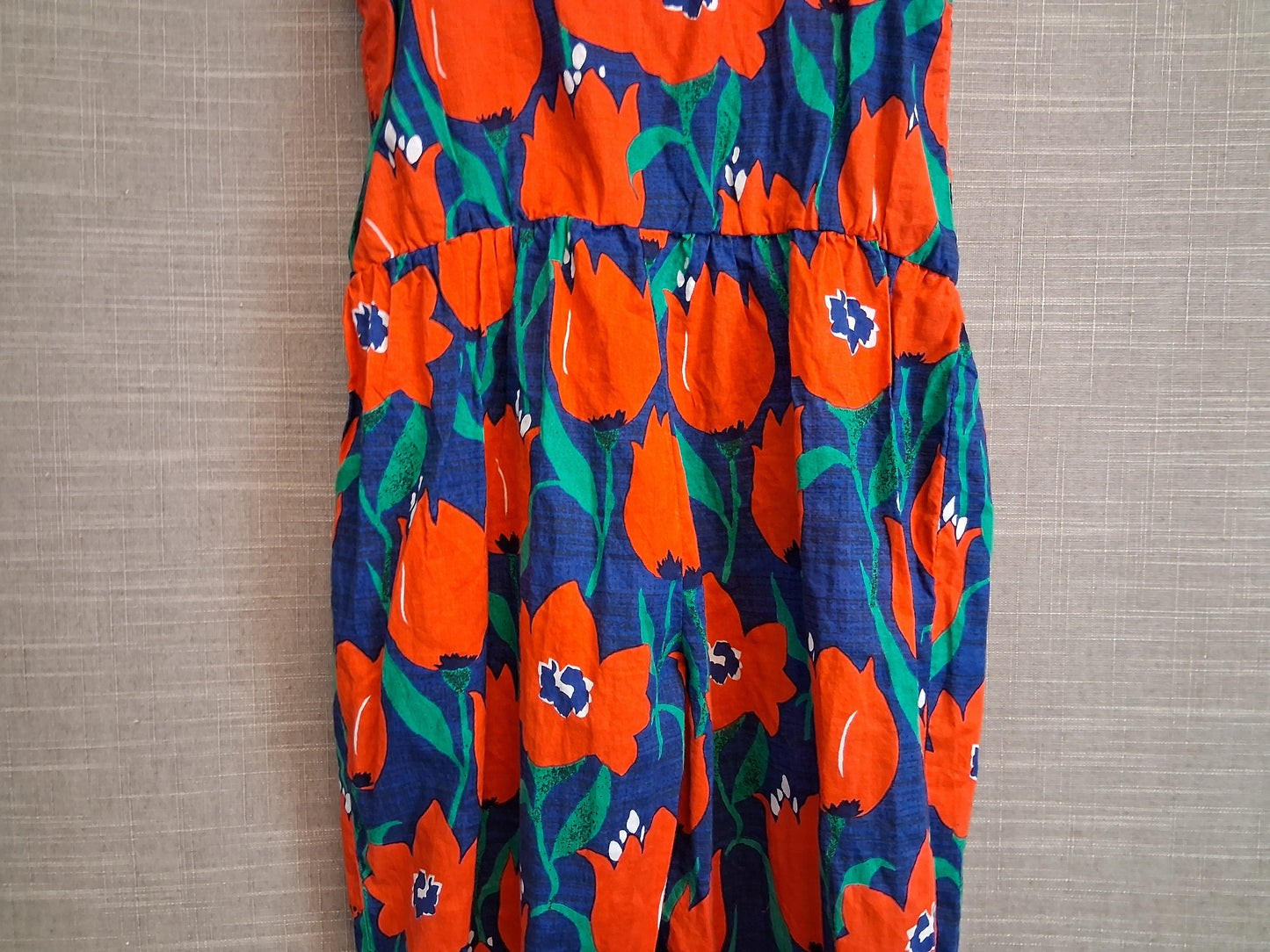 Next Girls Poppy Print Dungarees Romper Age 2-3 Years Lightweight