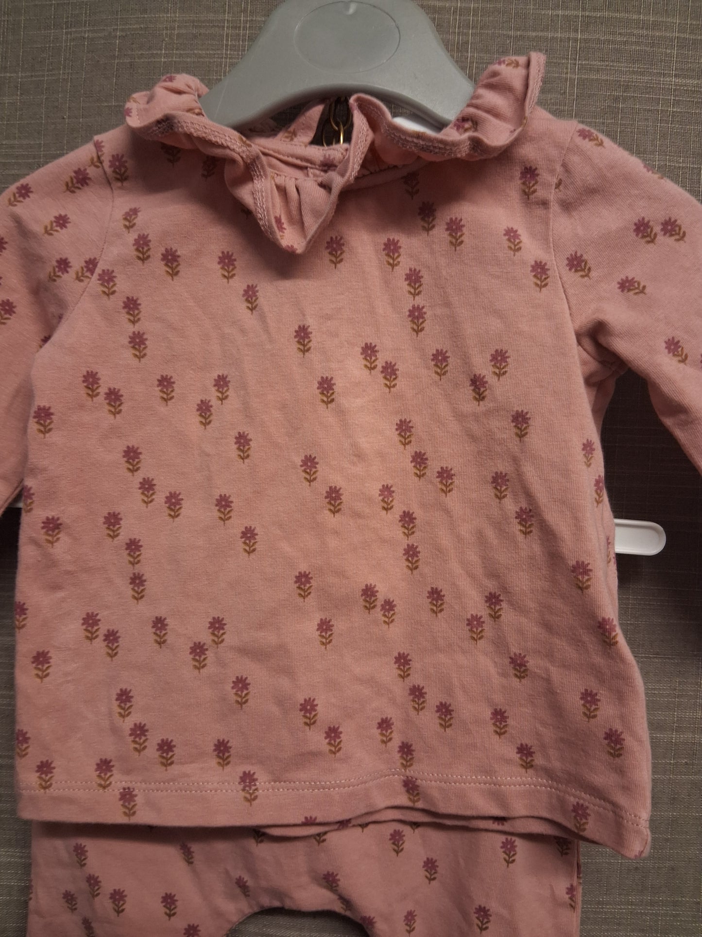 Next Girls 2 Piece Outfit Long Sleeve T-Shirt & Leggings Age 0-3 Months