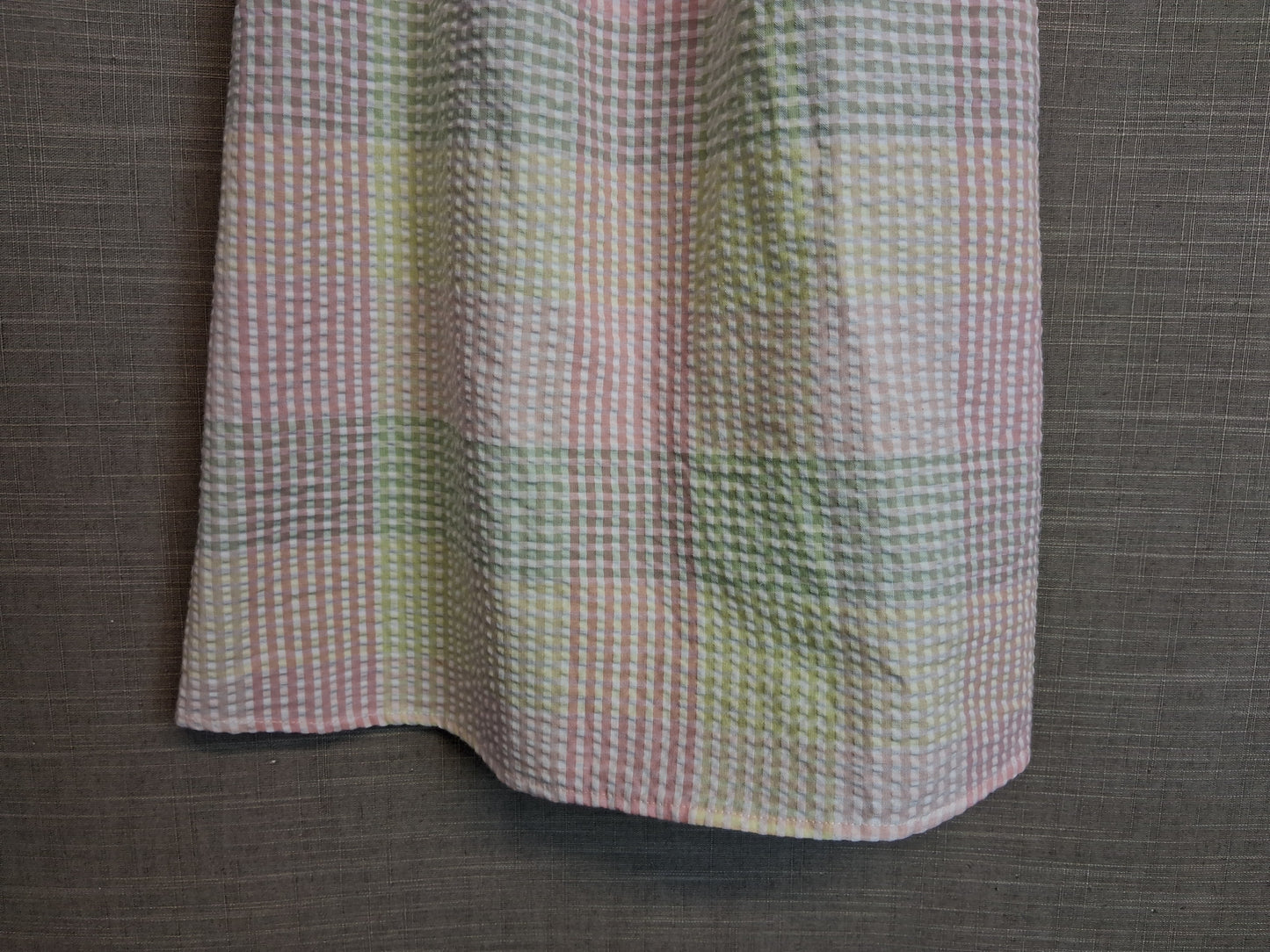Nutmeg Girls Pastel Multicolour Check Sundress Age 6-7 Years